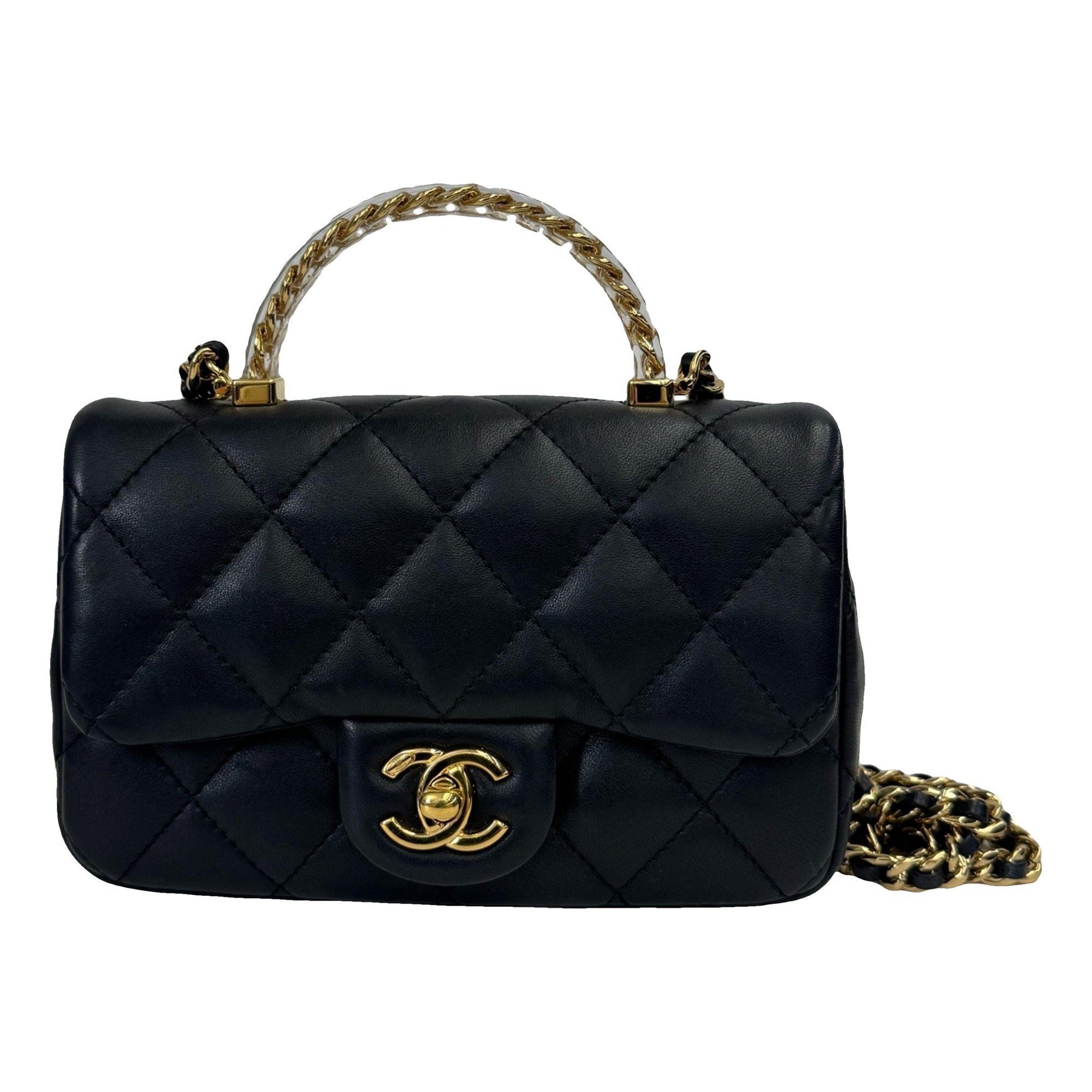 Timeless Classique Top Handle leather handbag