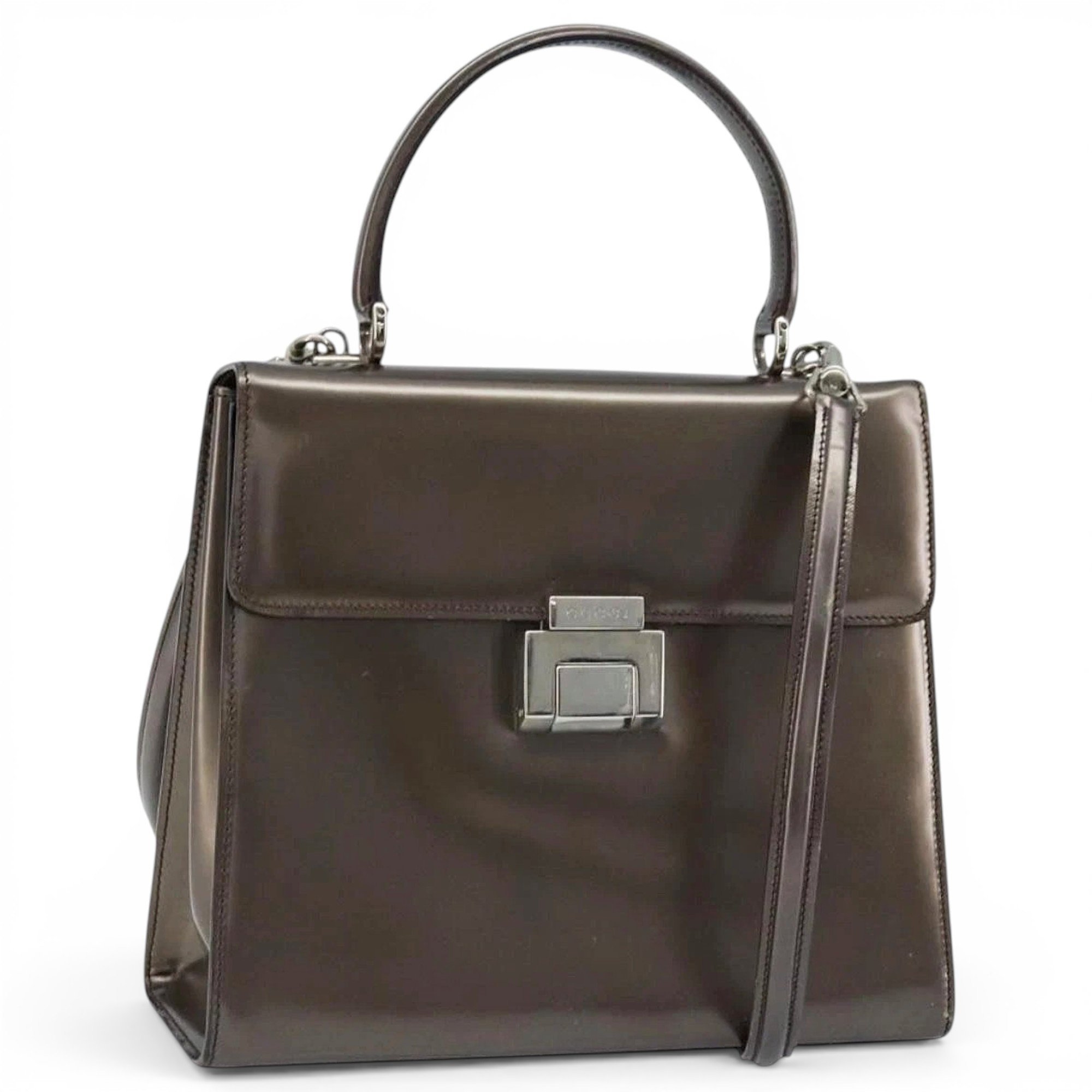 Leather handbag