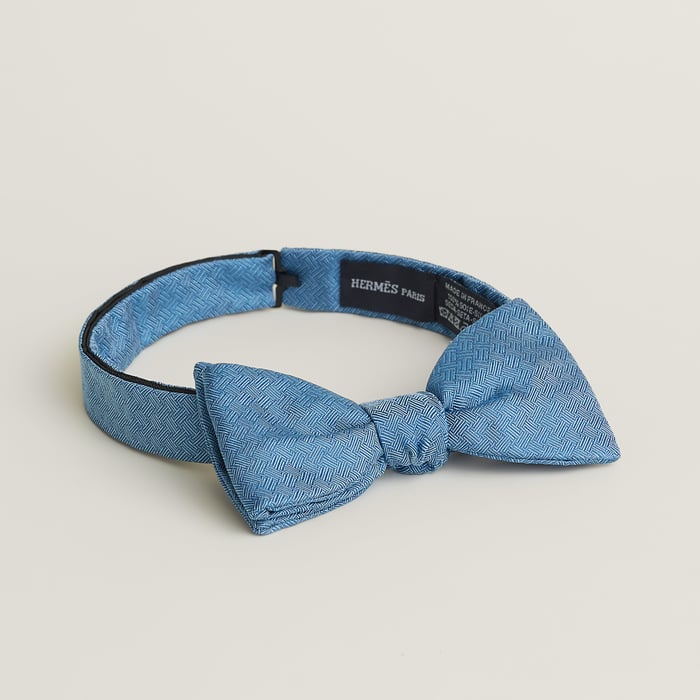 Bleu Grisé Terre d'H Bow Tie
