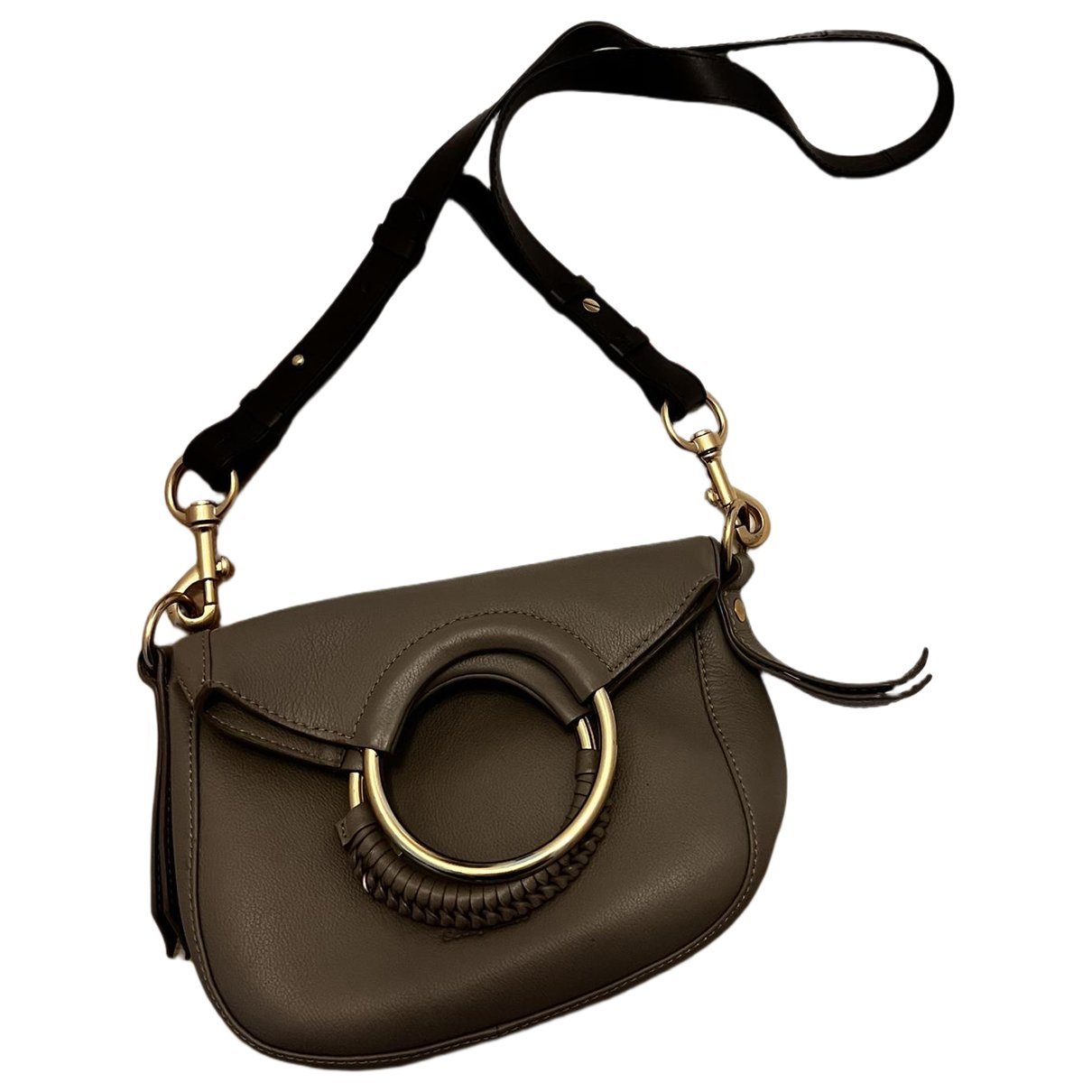 Leather crossbody bag