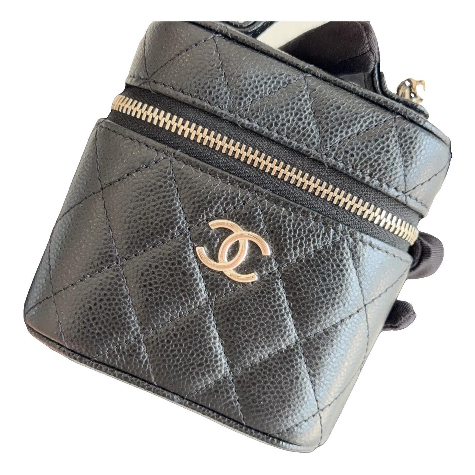 Trendy CC Vanity leather handbag
