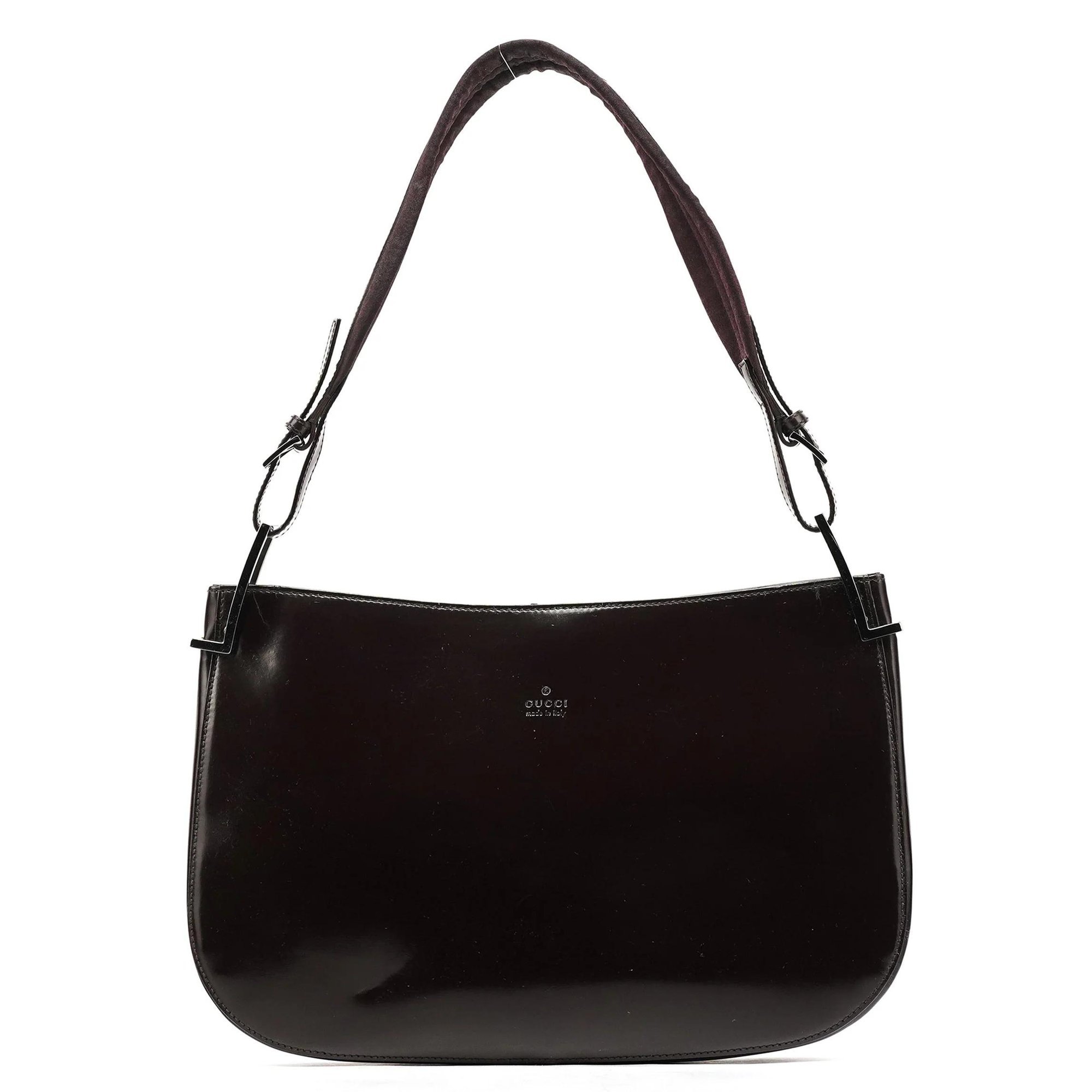 Jackie patent leather handbag