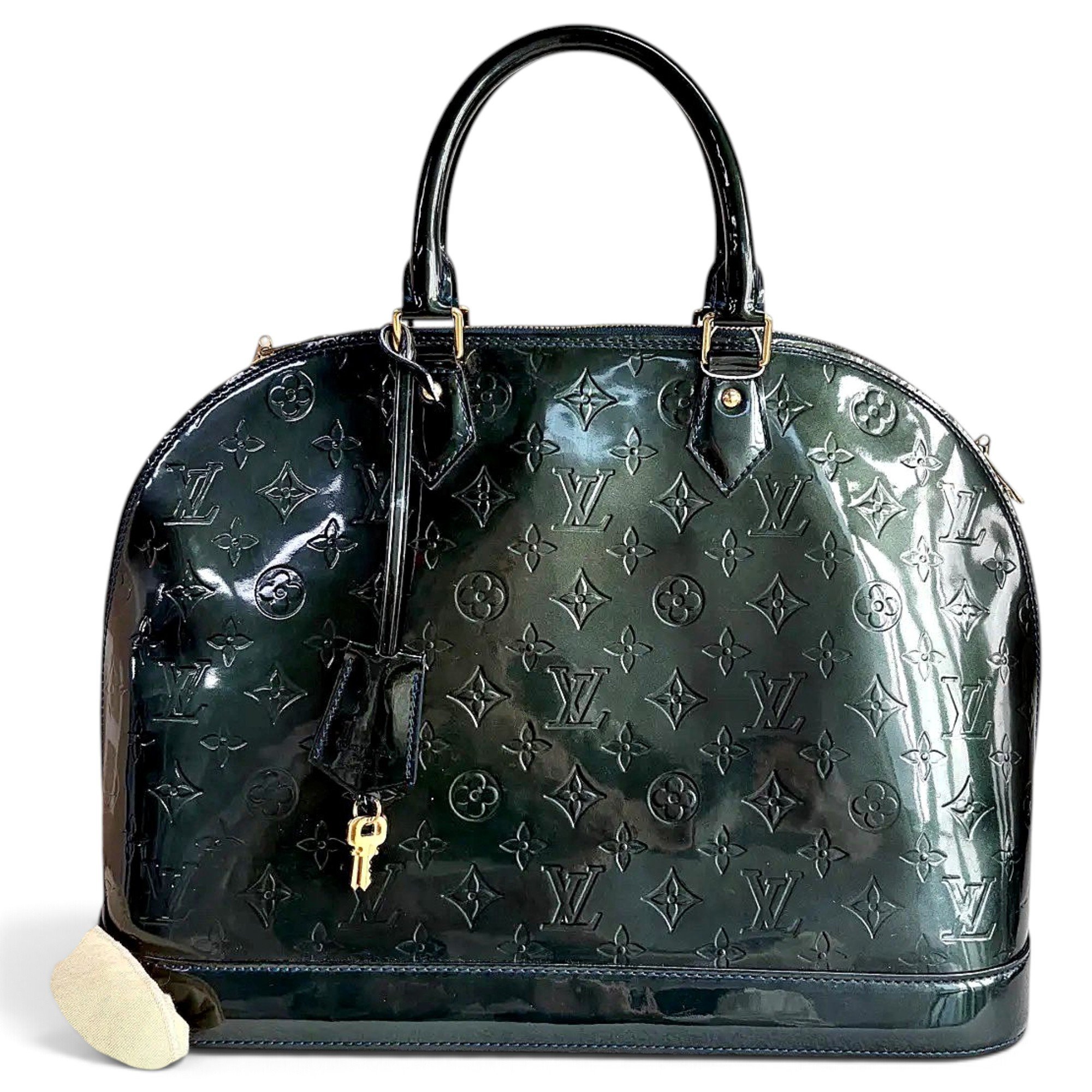 Alma patent leather handbag