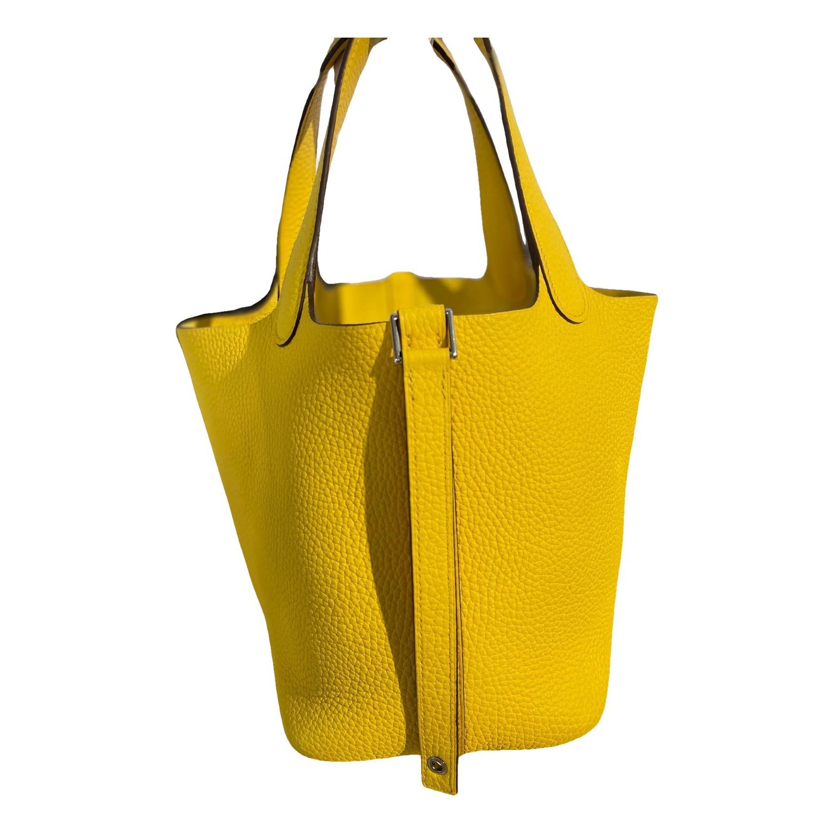 Picotin leather handbag