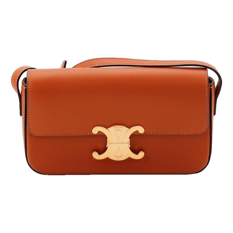 Triomphe leather handbag