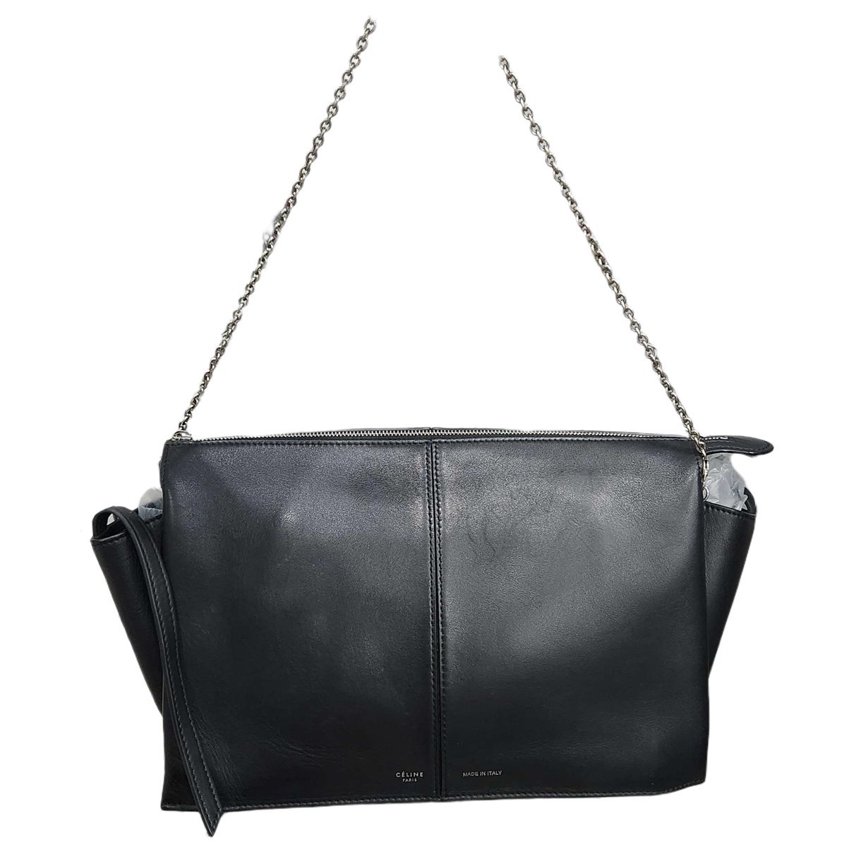 Tri-Fold leather tote