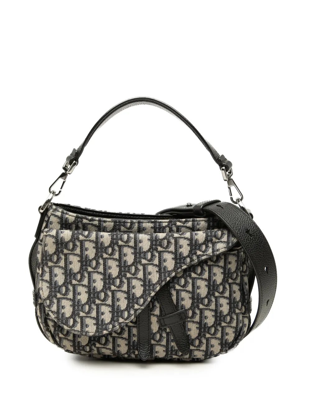 2021 Mini Oblique Canvas Soft Saddle satchel