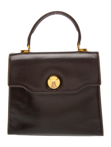 Leather Top Handle Bag Vintage