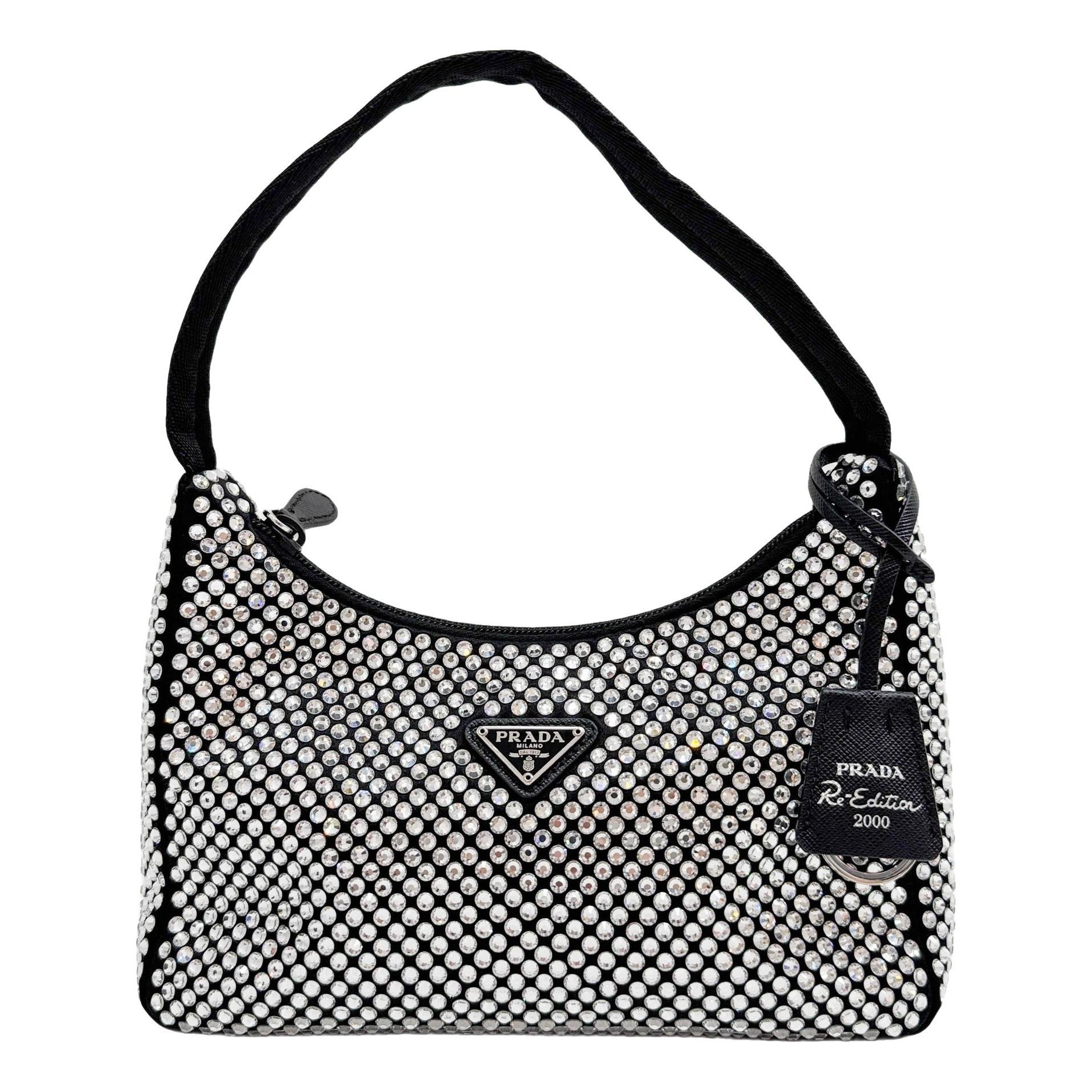 Re-Edition 2000 silk handbag