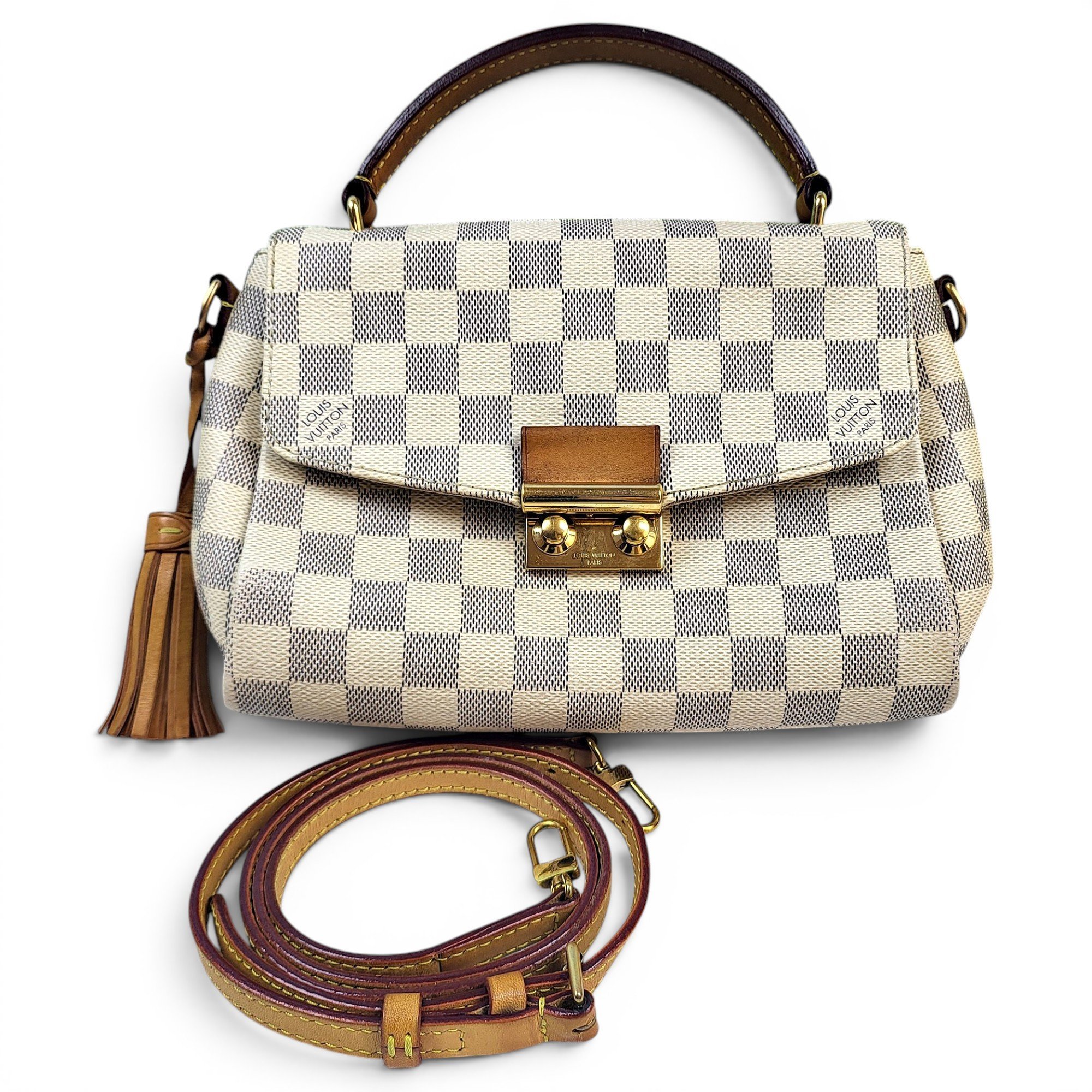 Louis Vuitton Croisette leather handbag