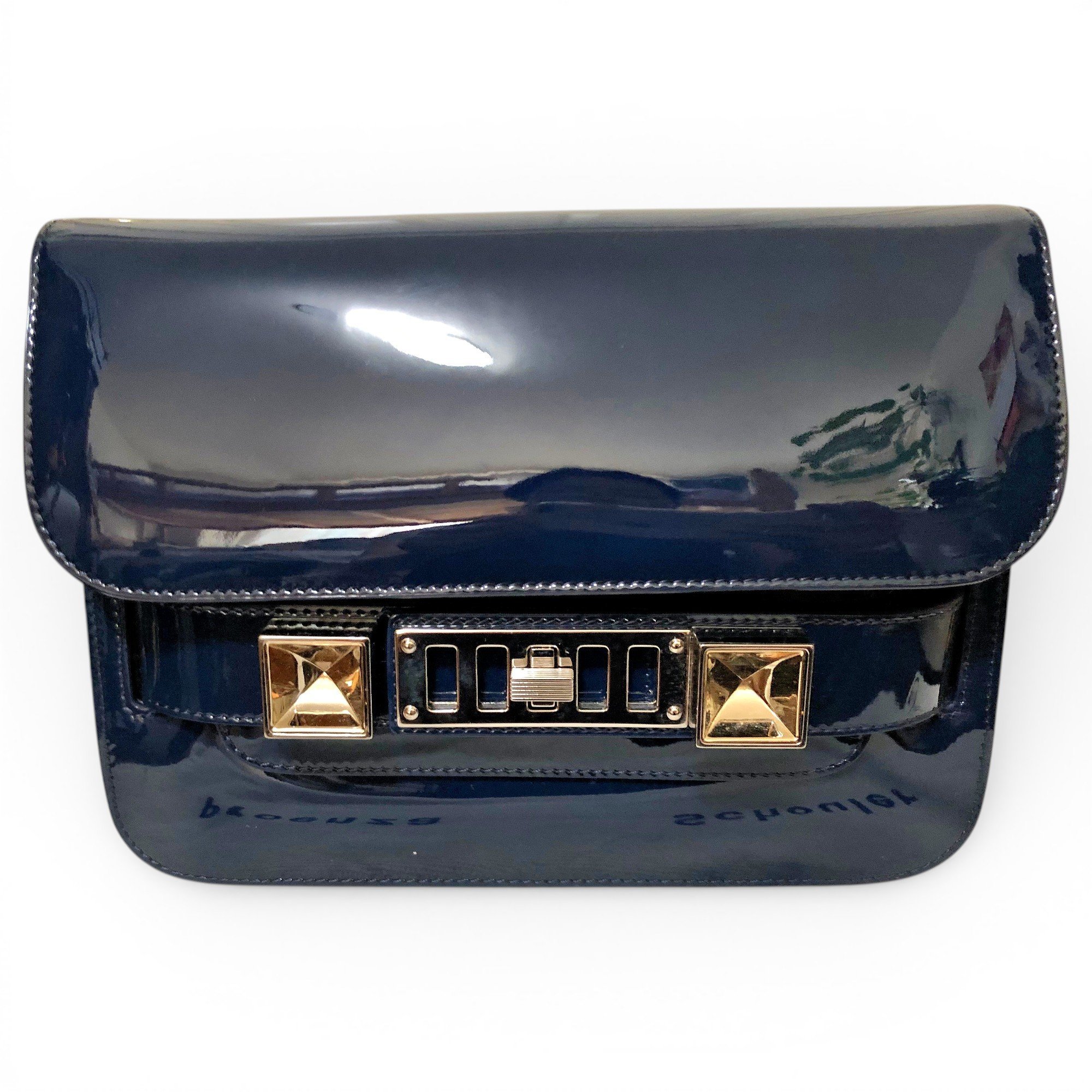 Proenza Schouler PS11 patent leather crossbody bag