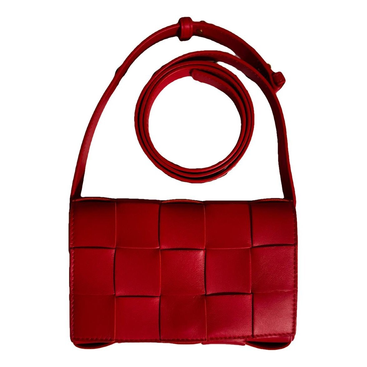 Cassette leather crossbody bag
