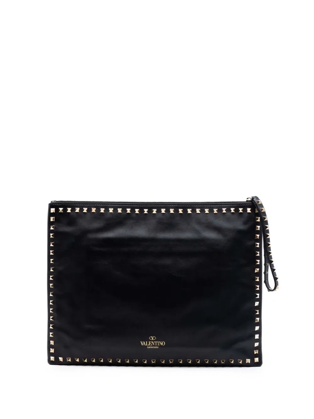 2000-2017 Large Leather Rockstud clutch bag