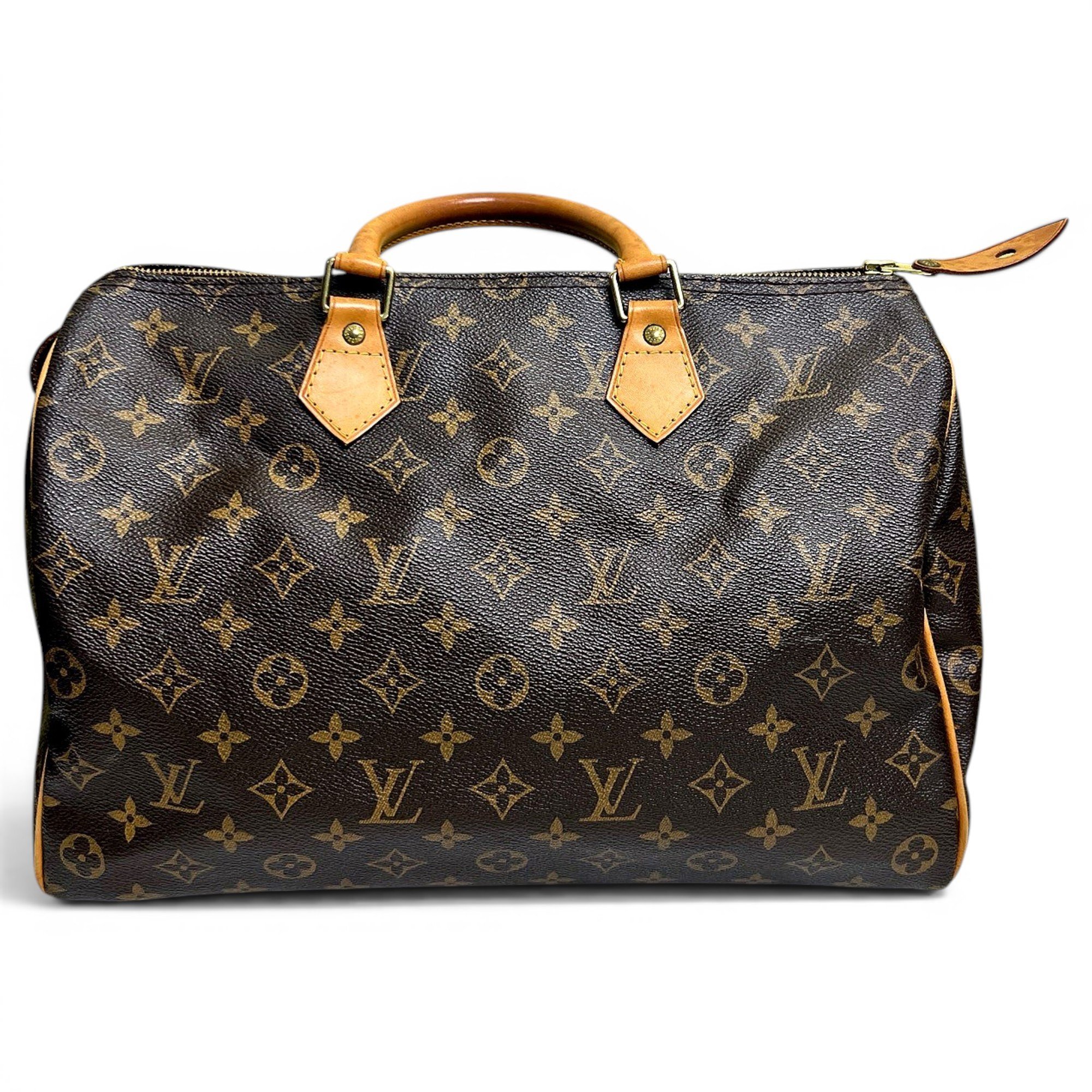 Speedy leather handbag