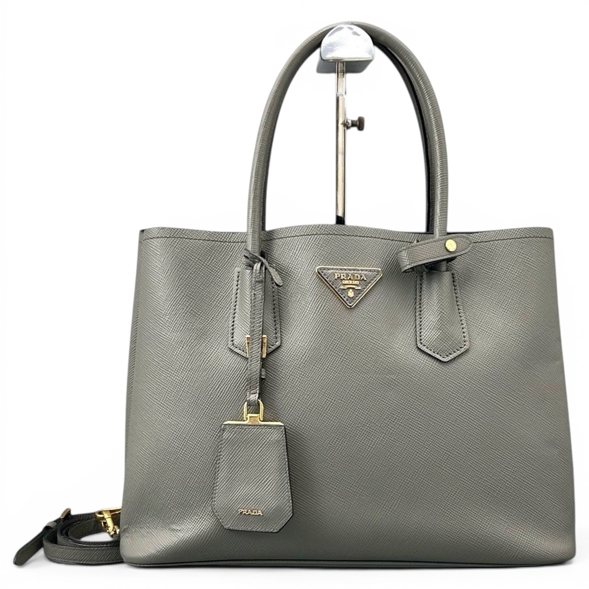 Bibliothèque leather handbag