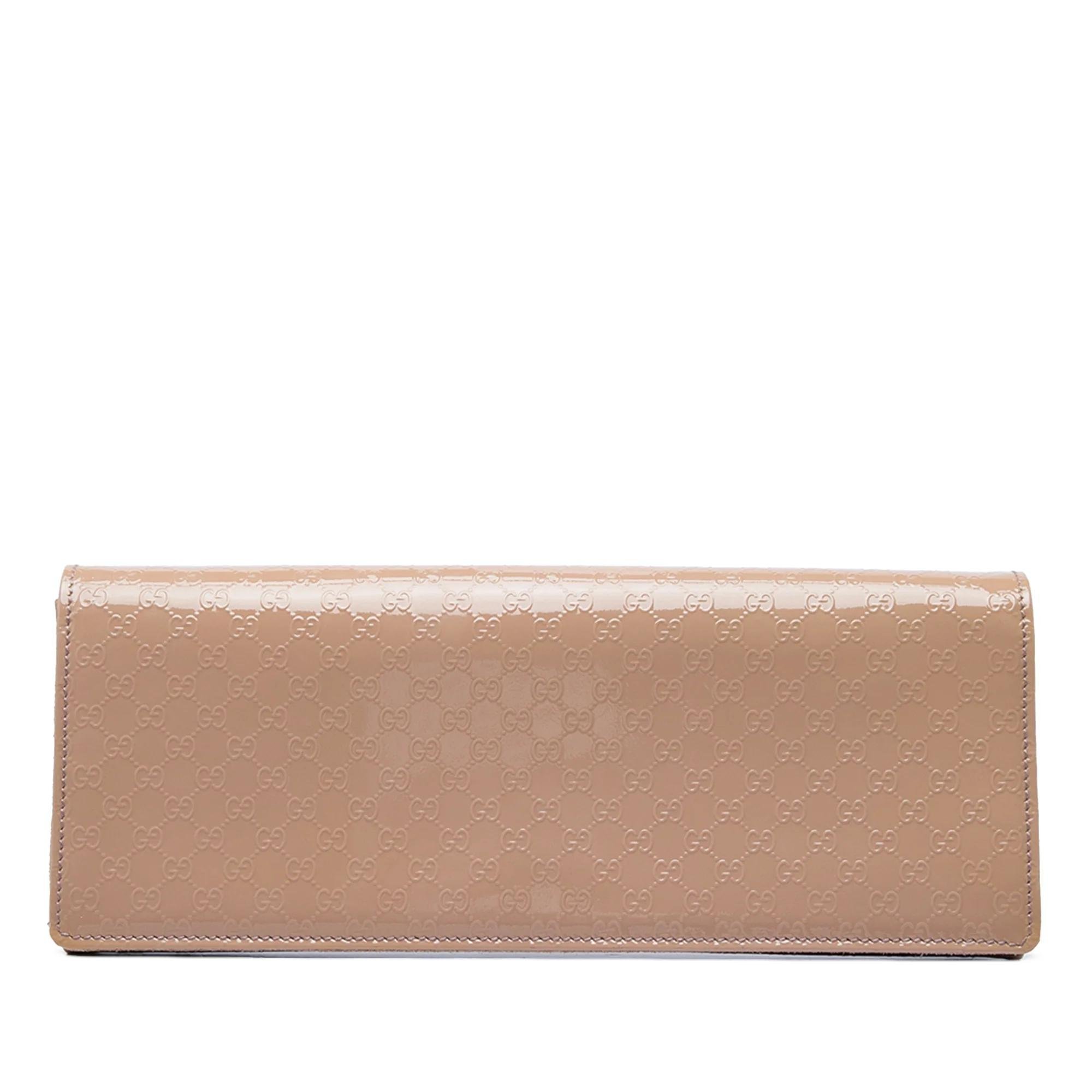 Broadway patent leather handbag