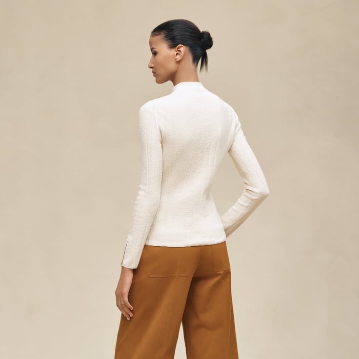 Blanc Naturel Long-sleeve Sweater
