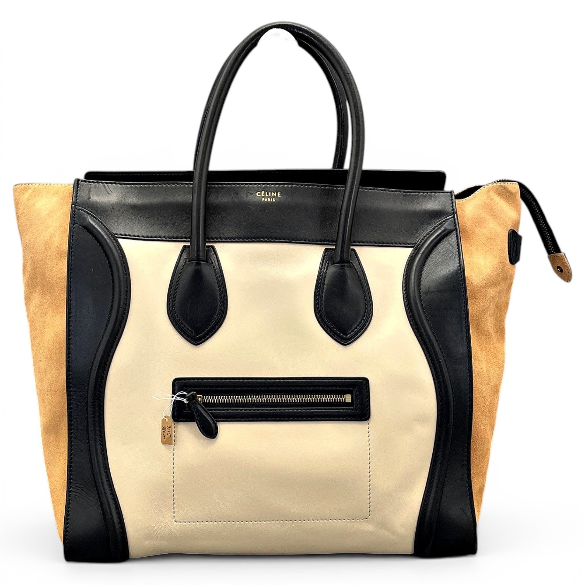 Luggage leather handbag