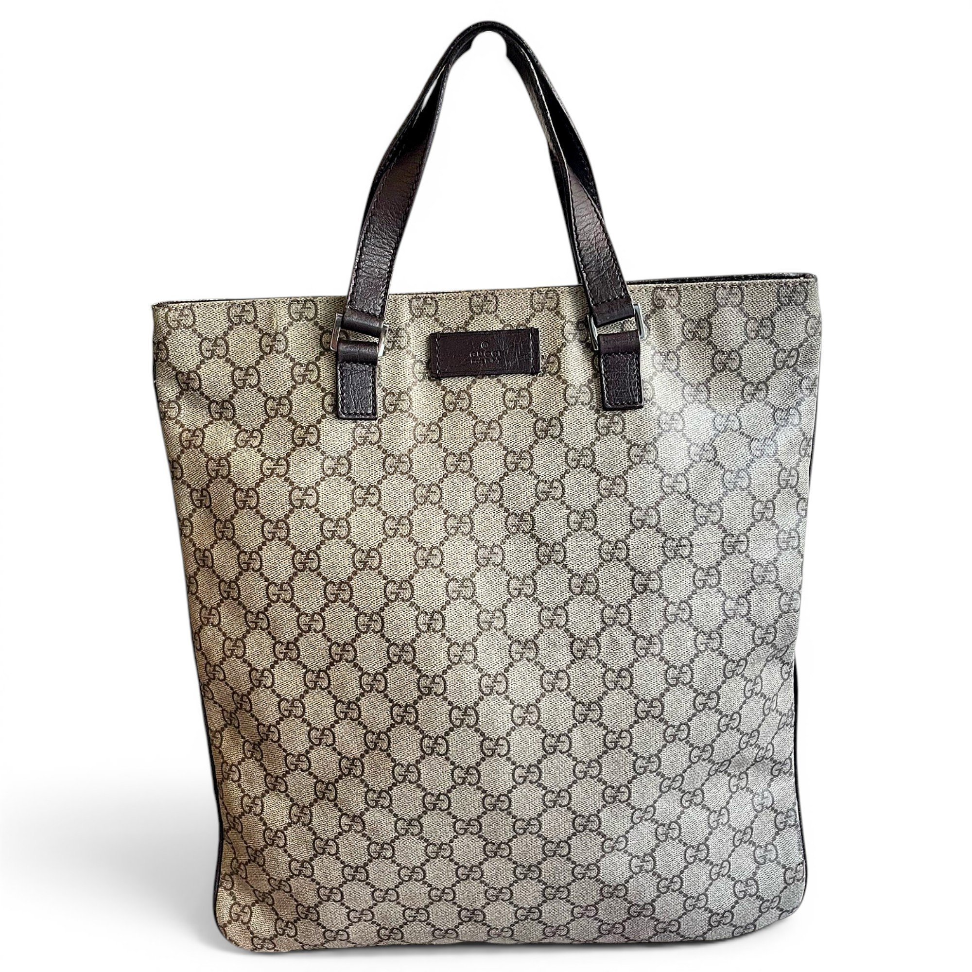 Leather tote
