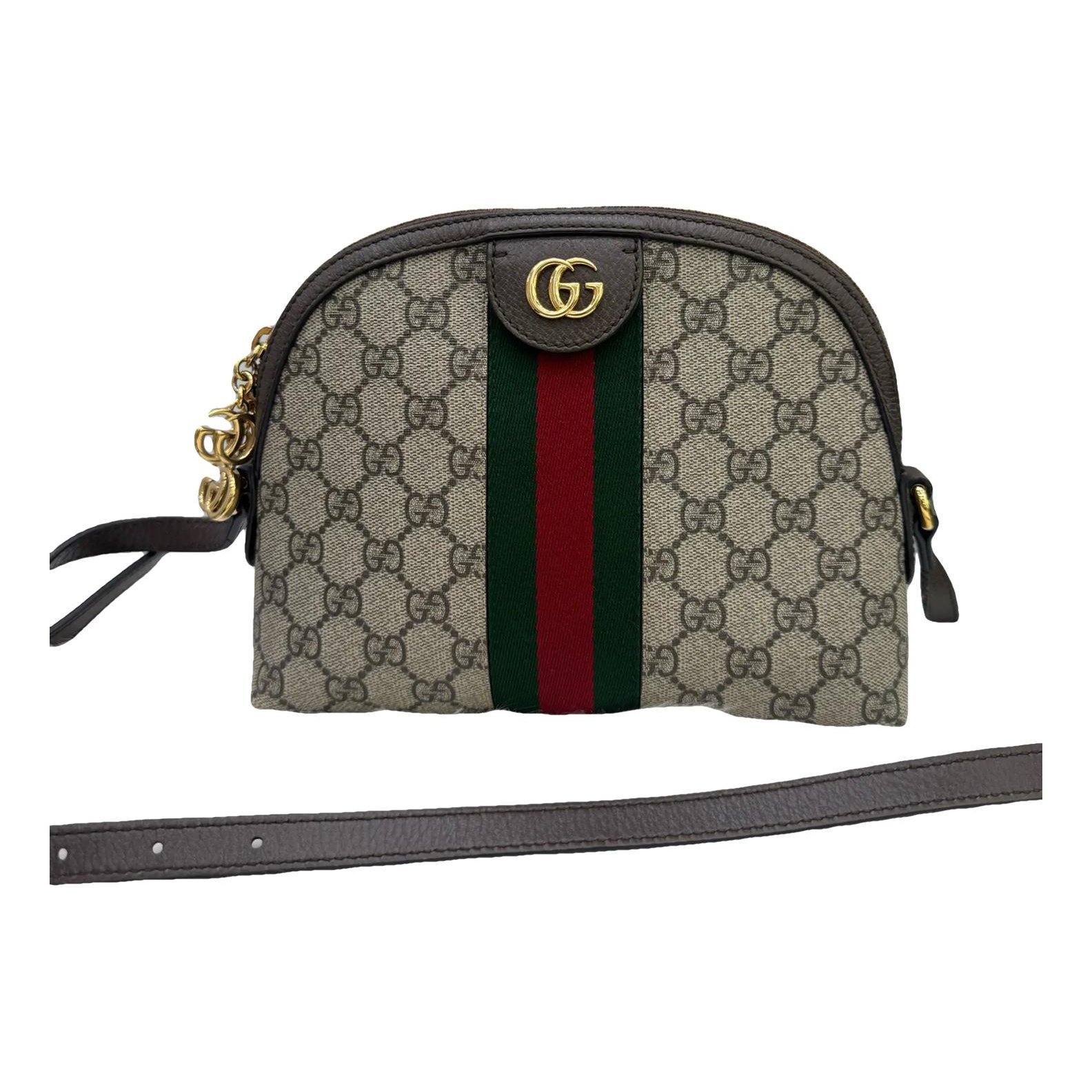 Ophidia Dome vinyl crossbody bag