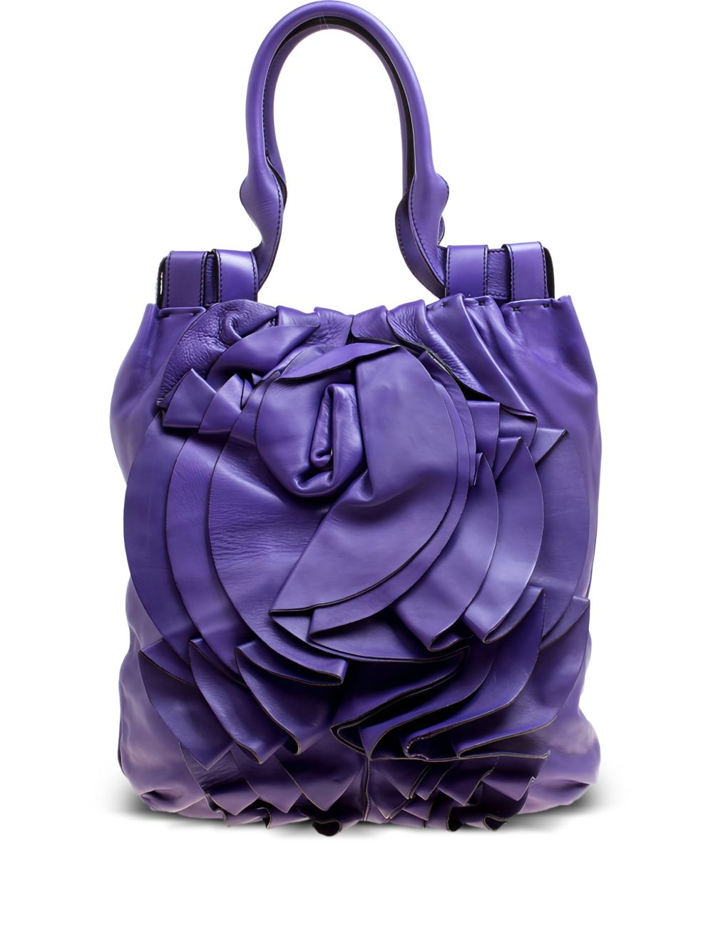 20232 petale leather tote bag