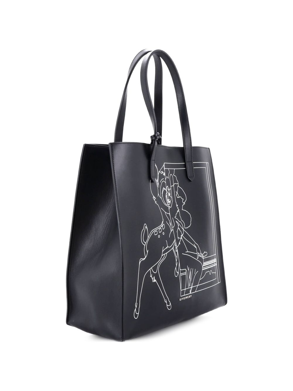 Stargate Shopper Printed Leather Large tote bag