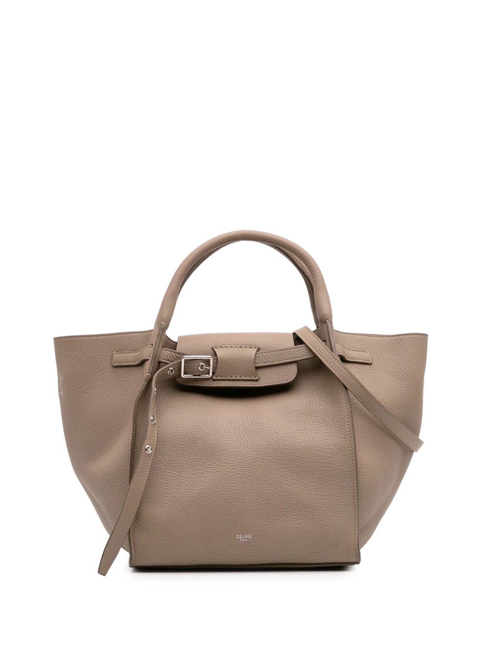 2018 Small Grained Calfskin Big Bag satchel