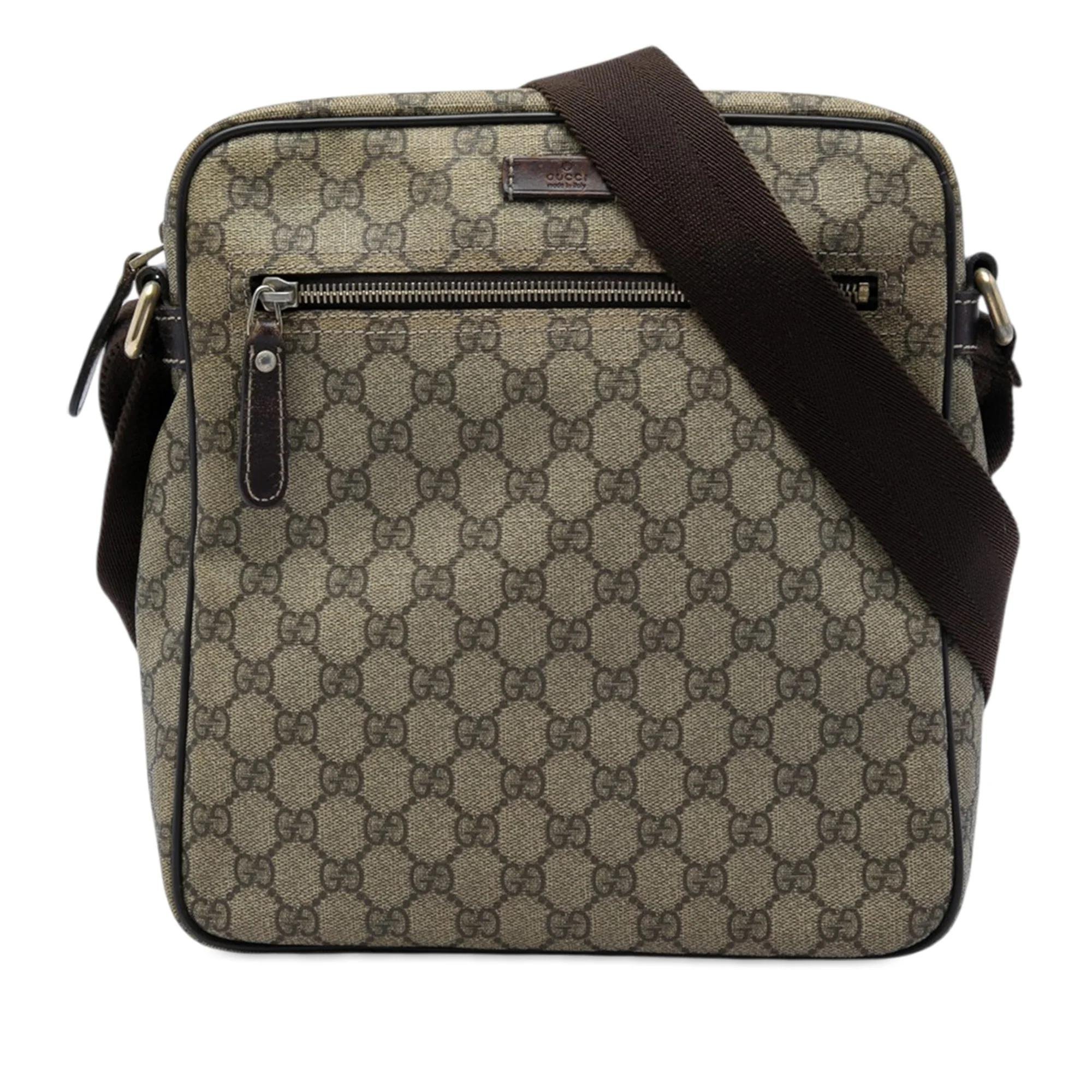 Gucci B leather crossbody bag