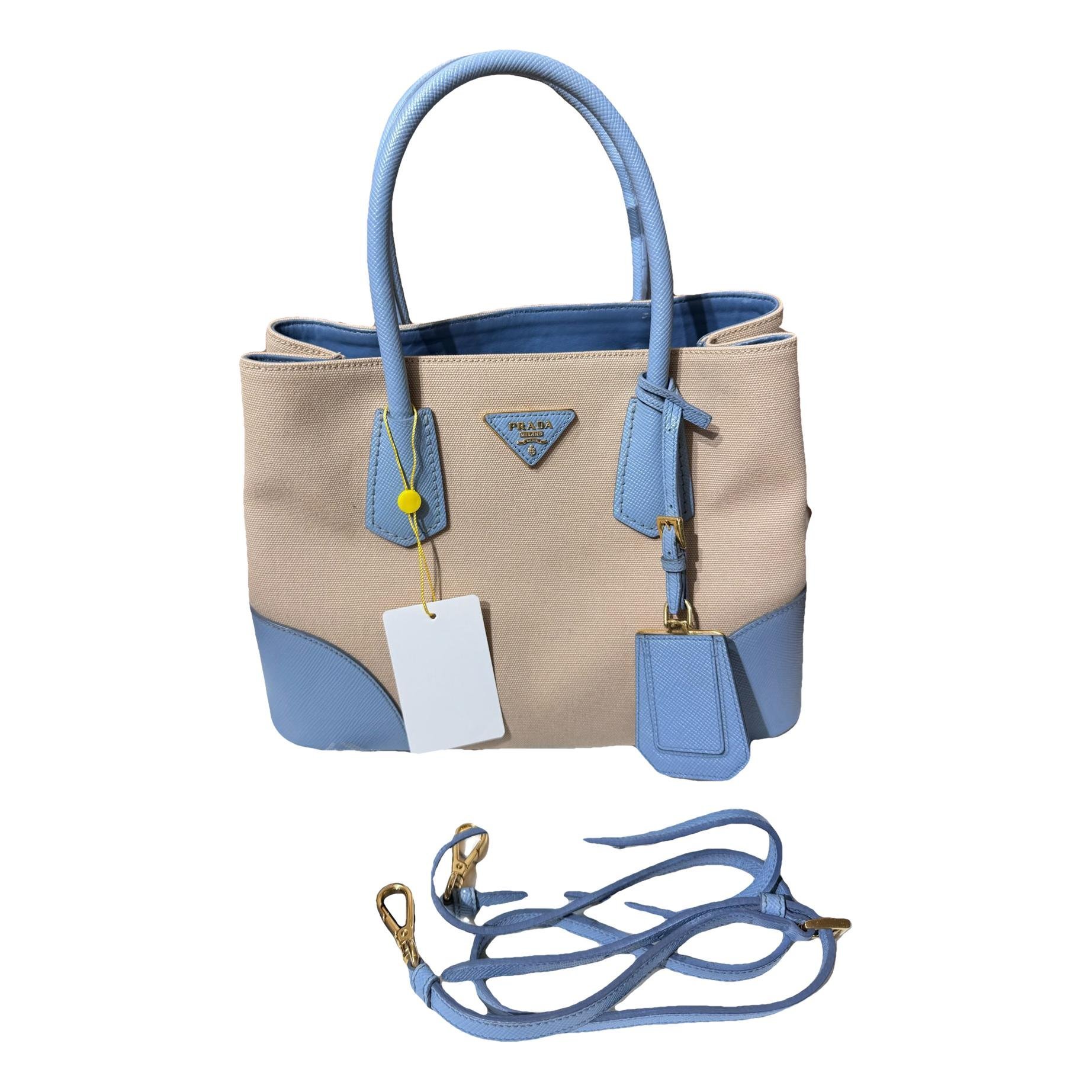 Double cloth handbag