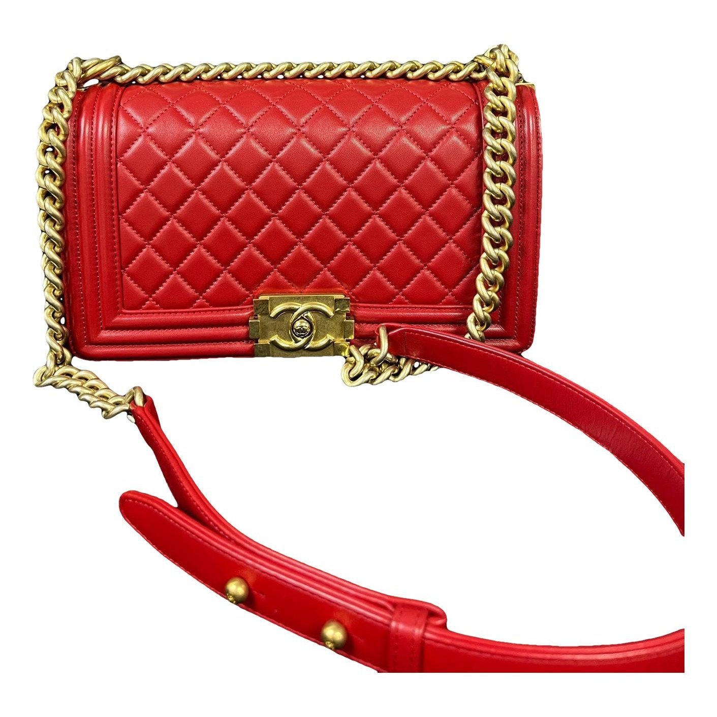 Boy leather crossbody bag