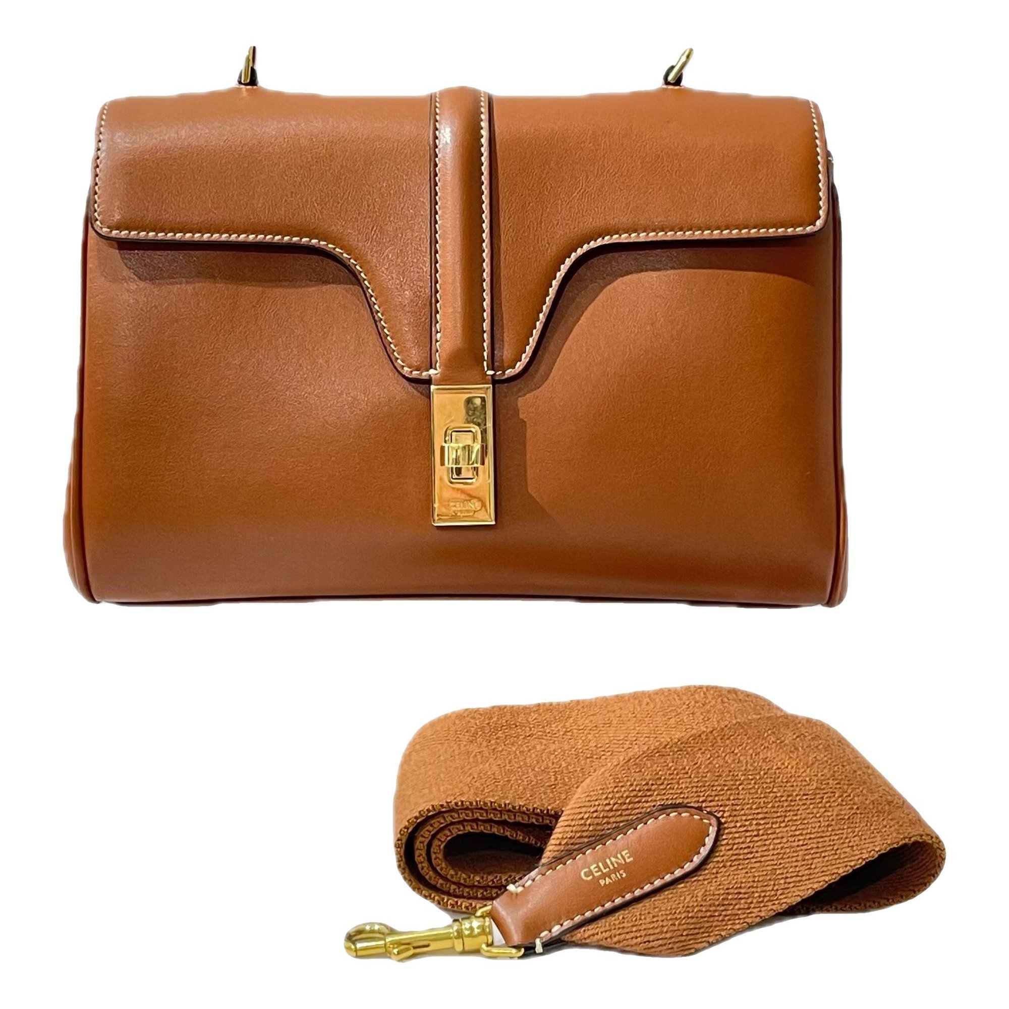 Sac 16 leather handbag