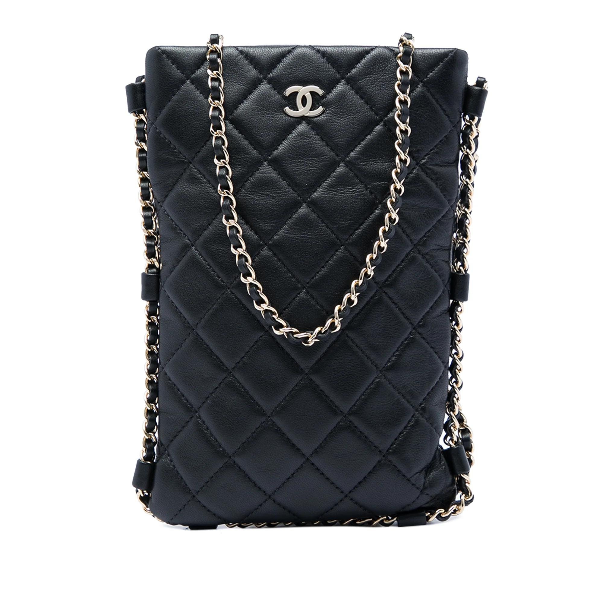 Chain Around leather crossbody bag