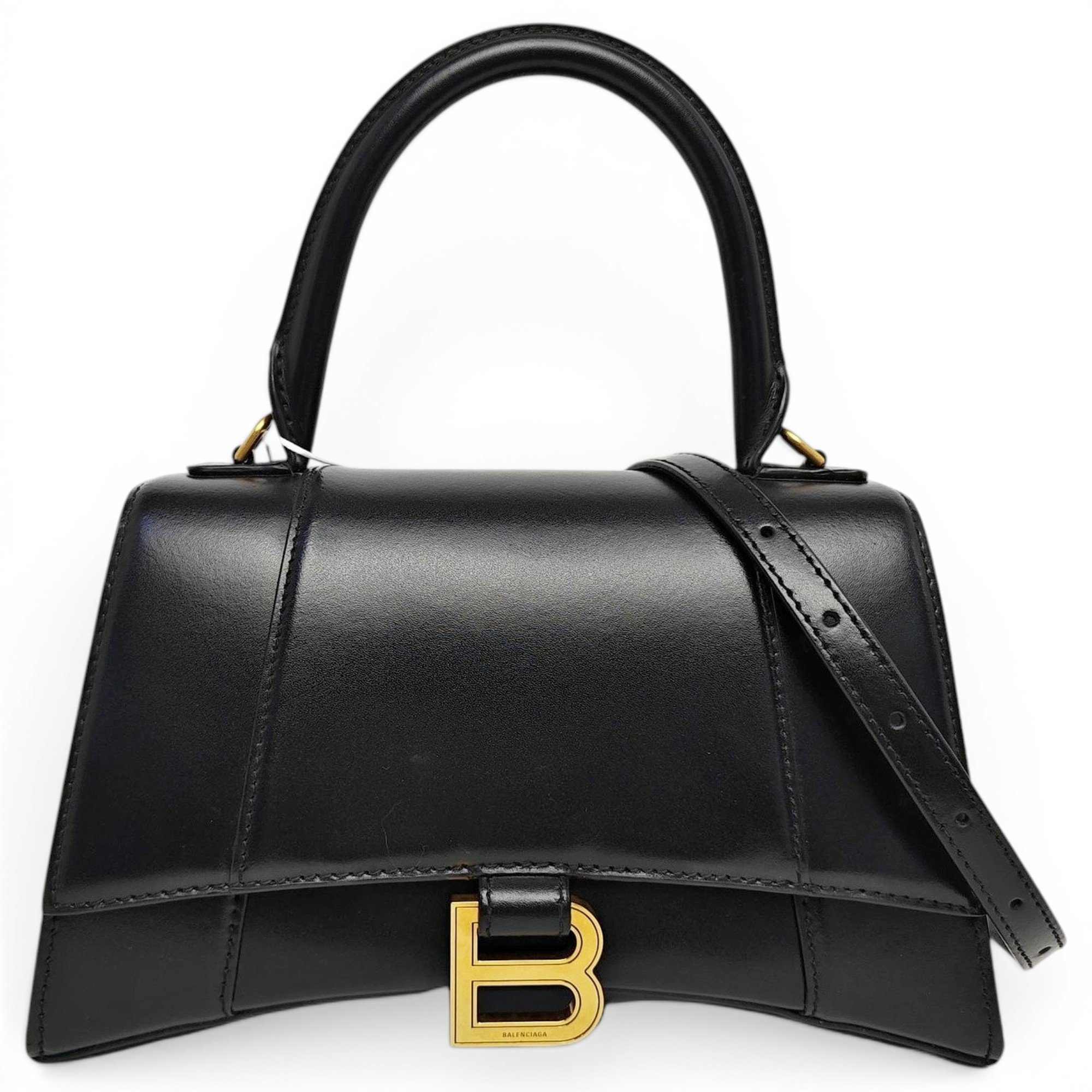 Balenciaga Hourglass leather handbag