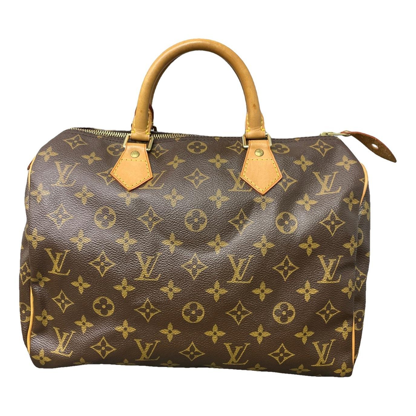 Speedy leather handbag