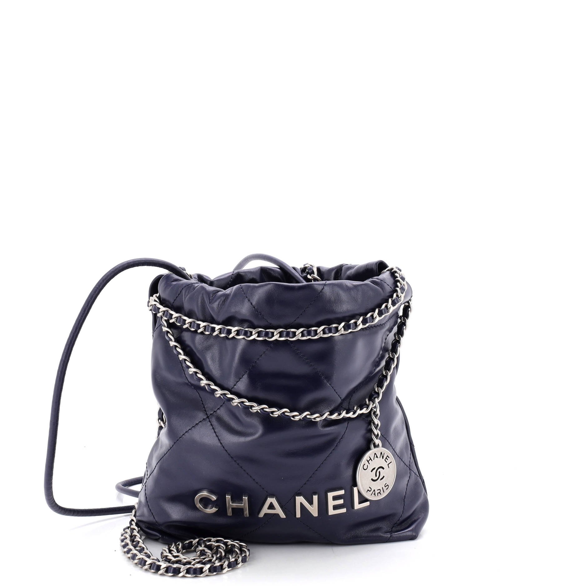 22 Chain Hobo Quilted Calfskin Mini