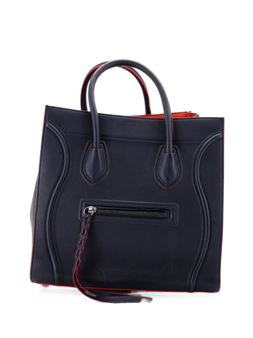 Luggage Bag Grainy Leather Mini tote bag
