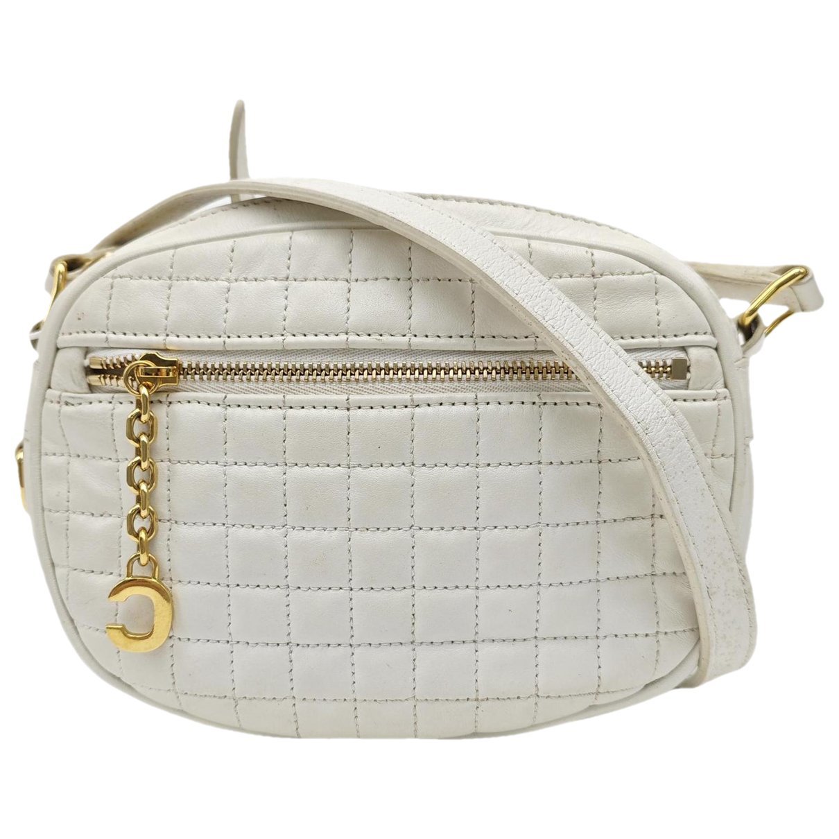 Charm leather handbag