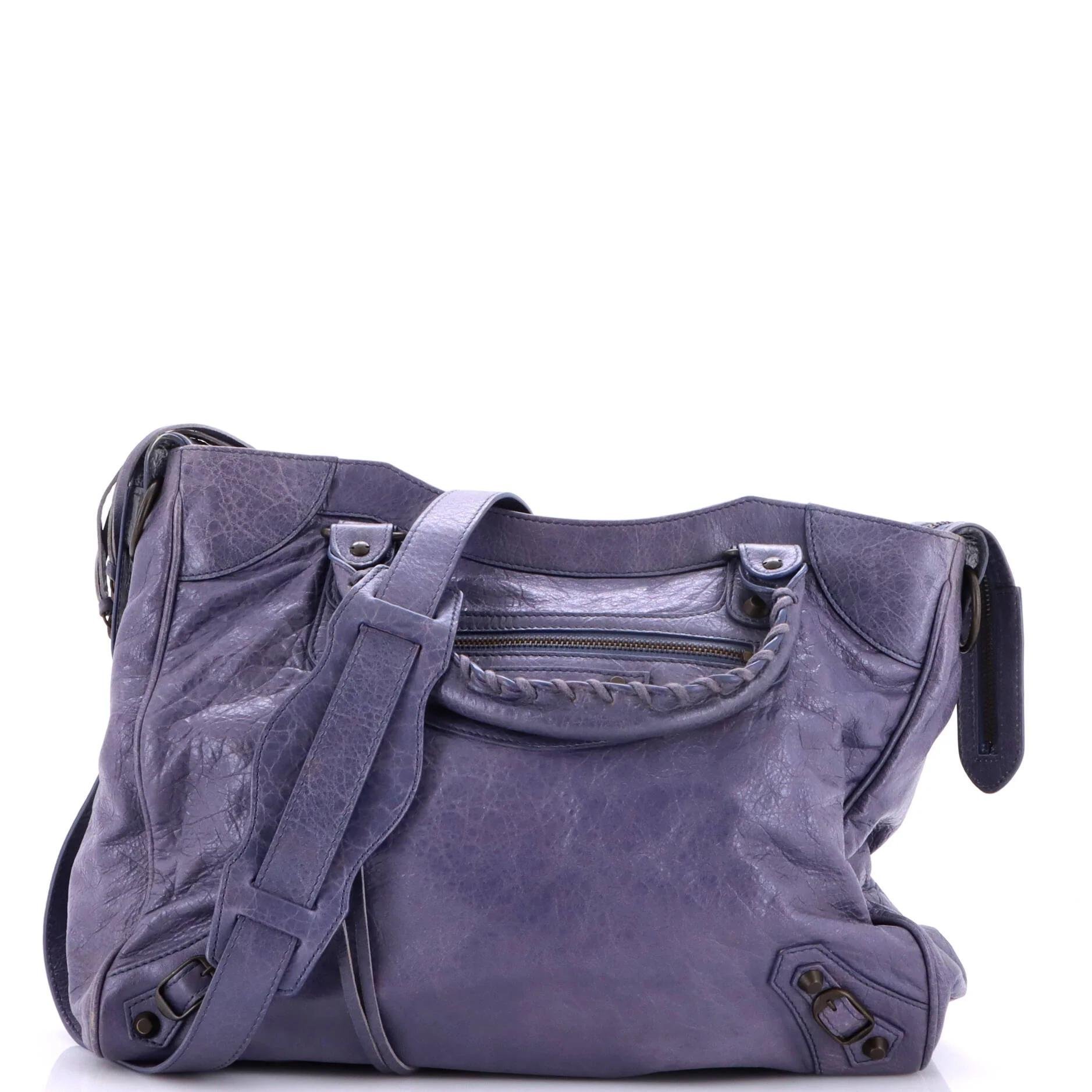 Leather satchel