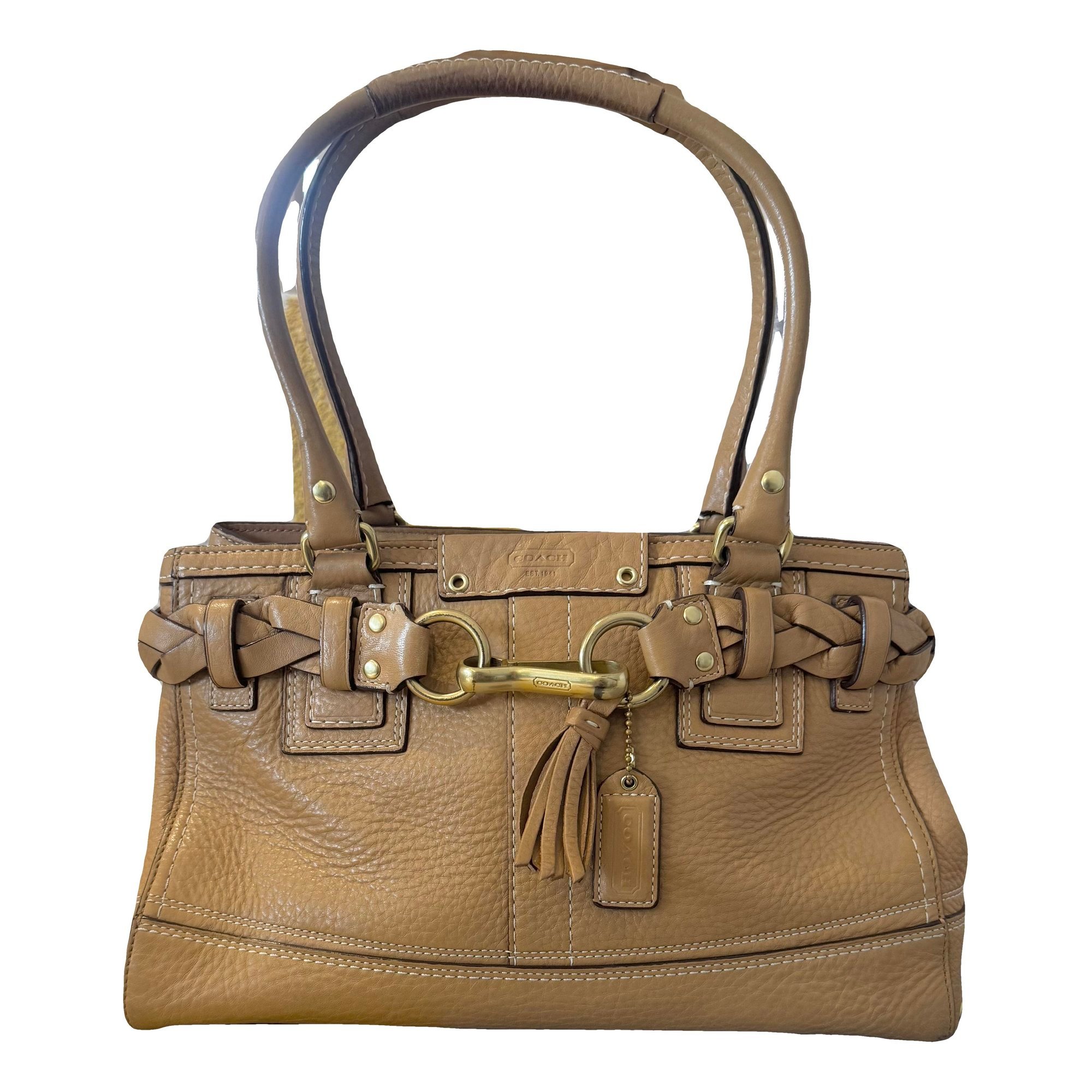 Signature Sufflette leather tote