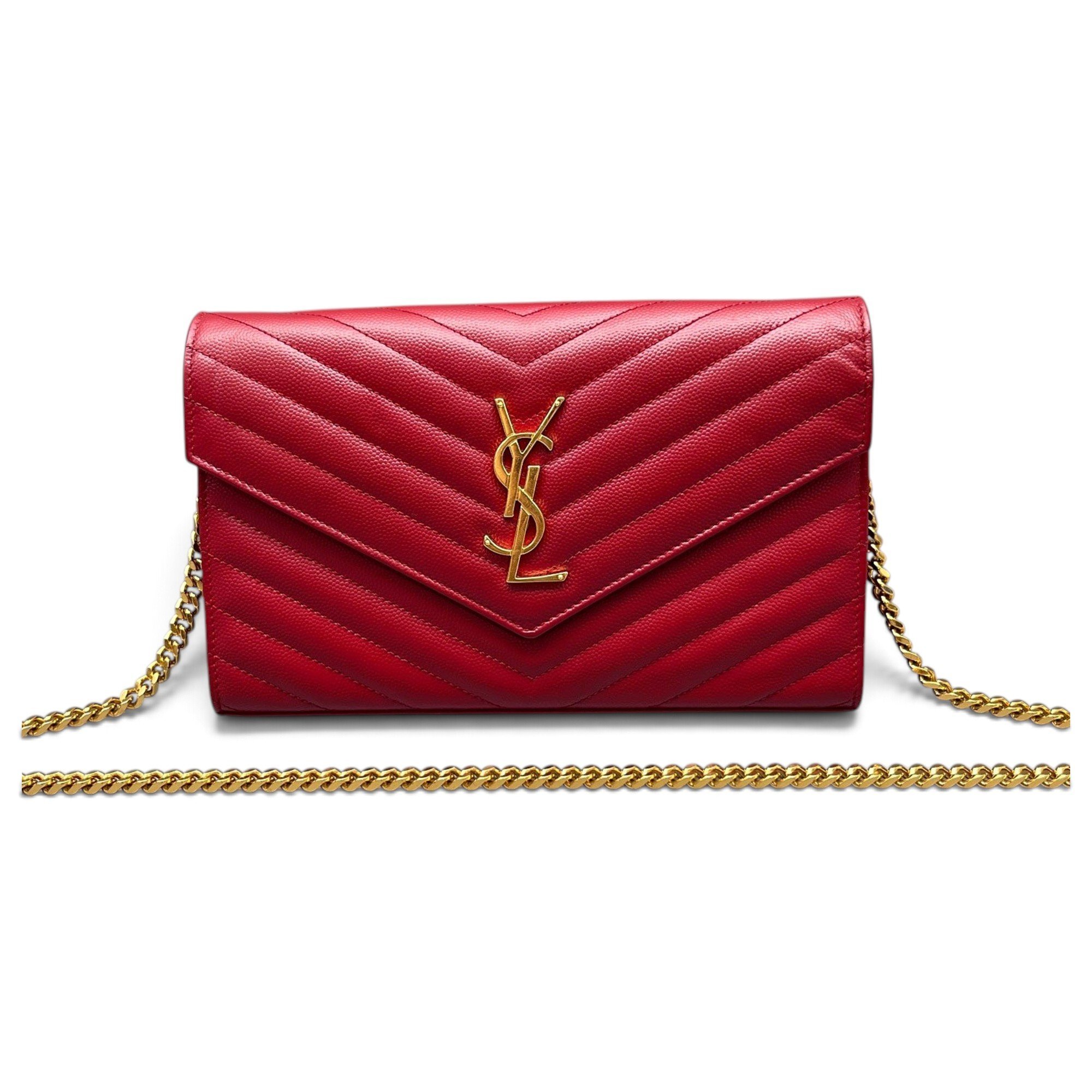 Portefeuille enveloppe leather handbag