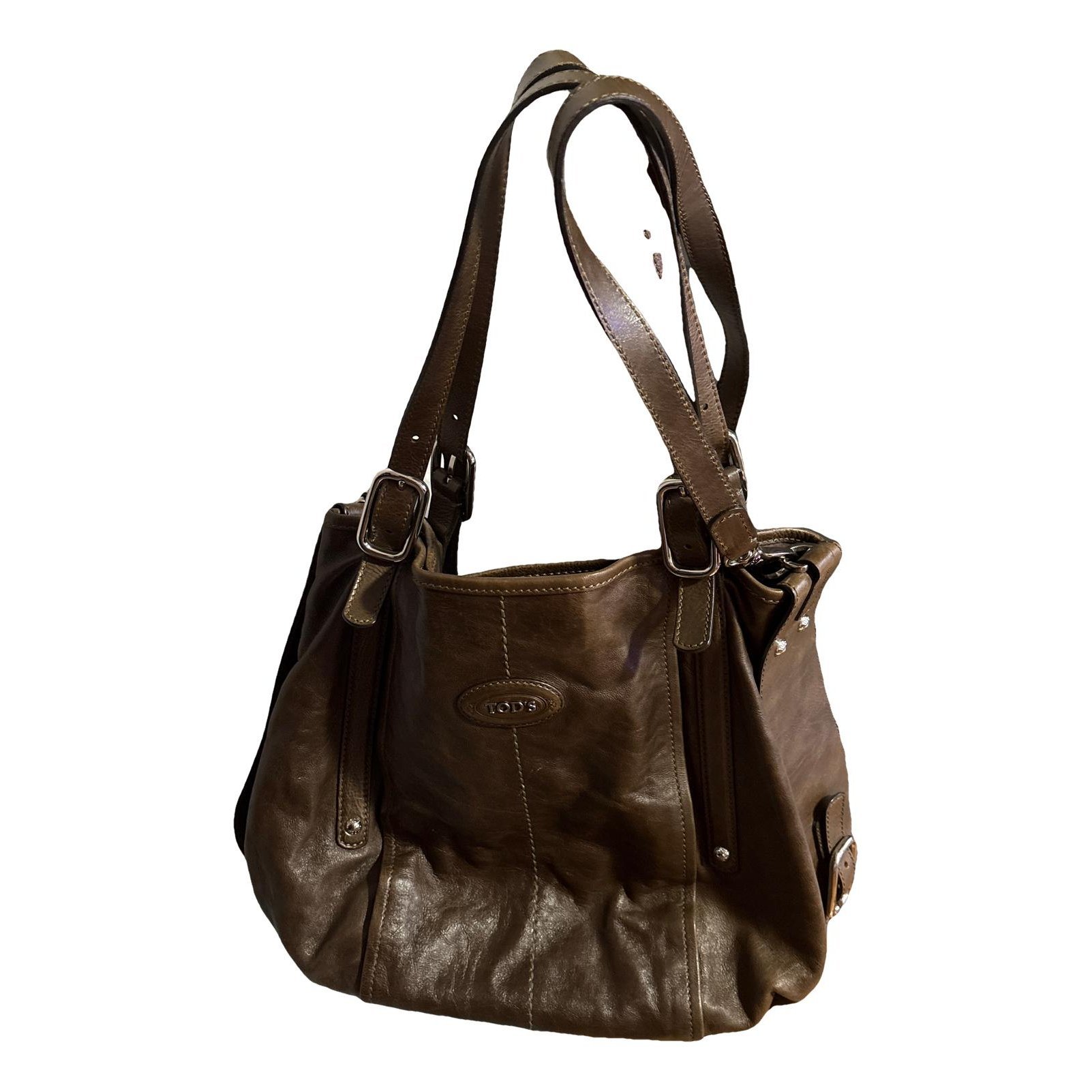 D Bag leather bag