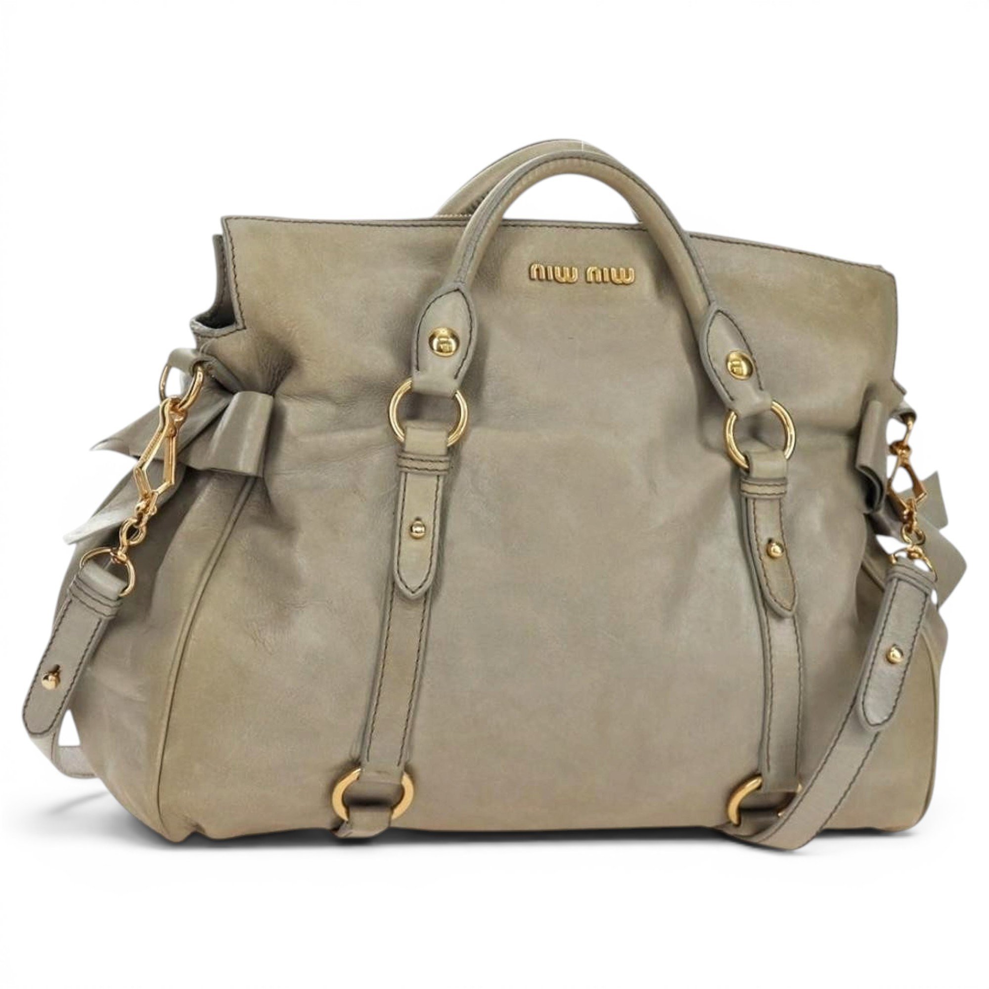 Leather handbag
