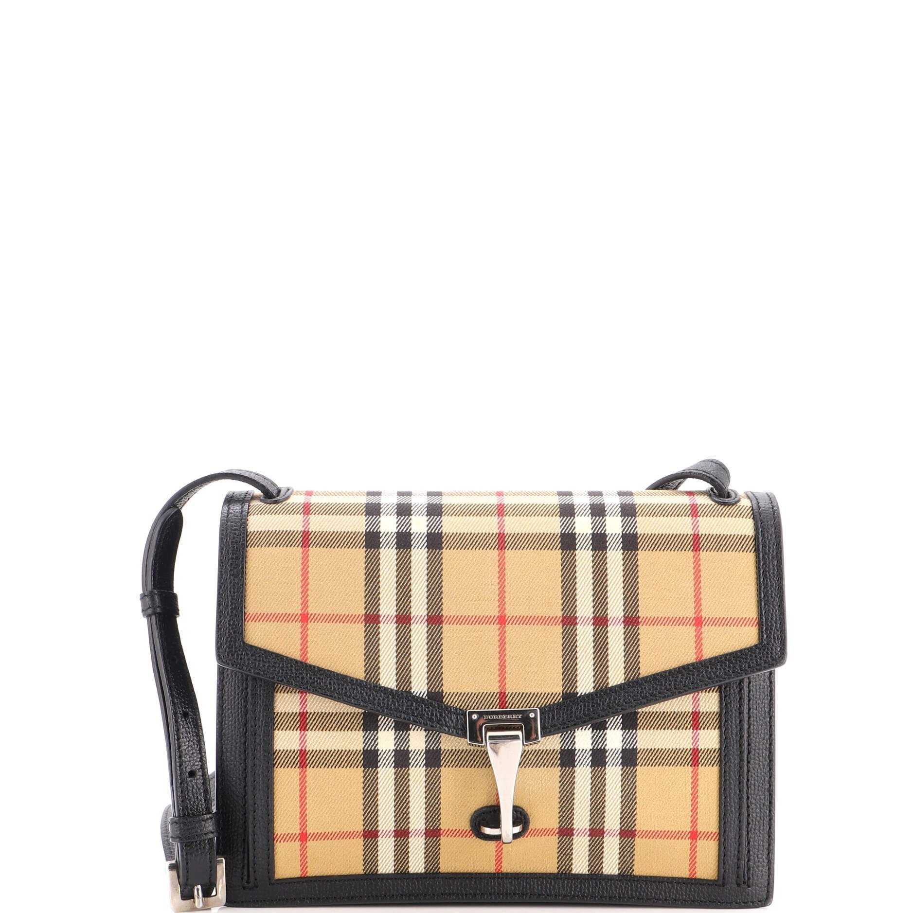Macken Crossbody Bag Vintage Check Canvas Small