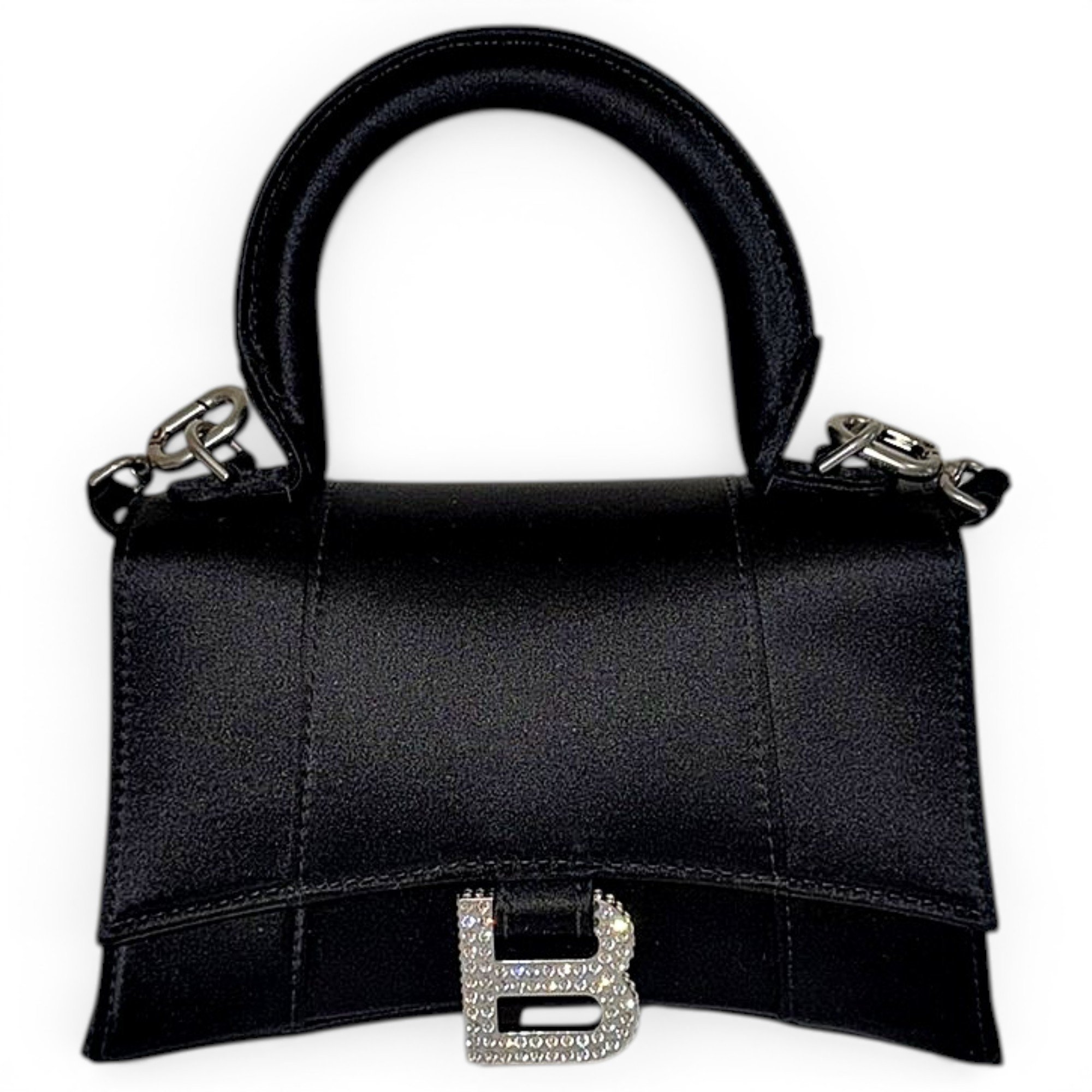 Balenciaga Hourglass silk crossbody bag