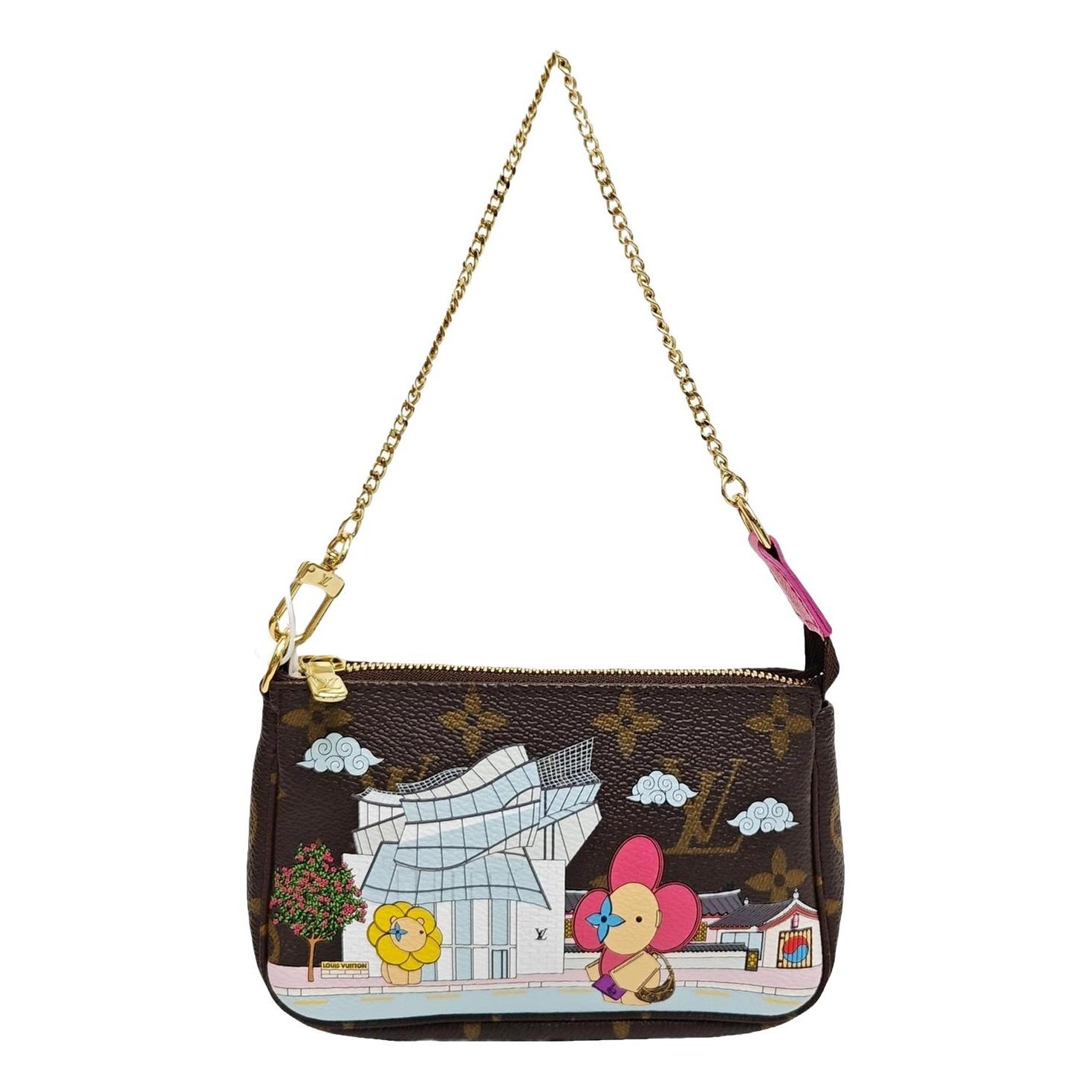 Maxi Multi Pochette Accessoires leather handbag