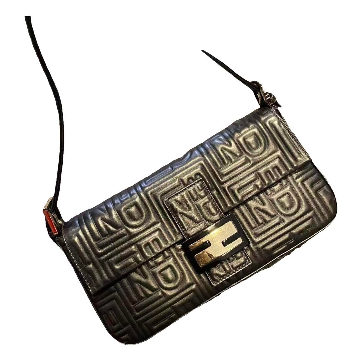 Baguette leather handbag