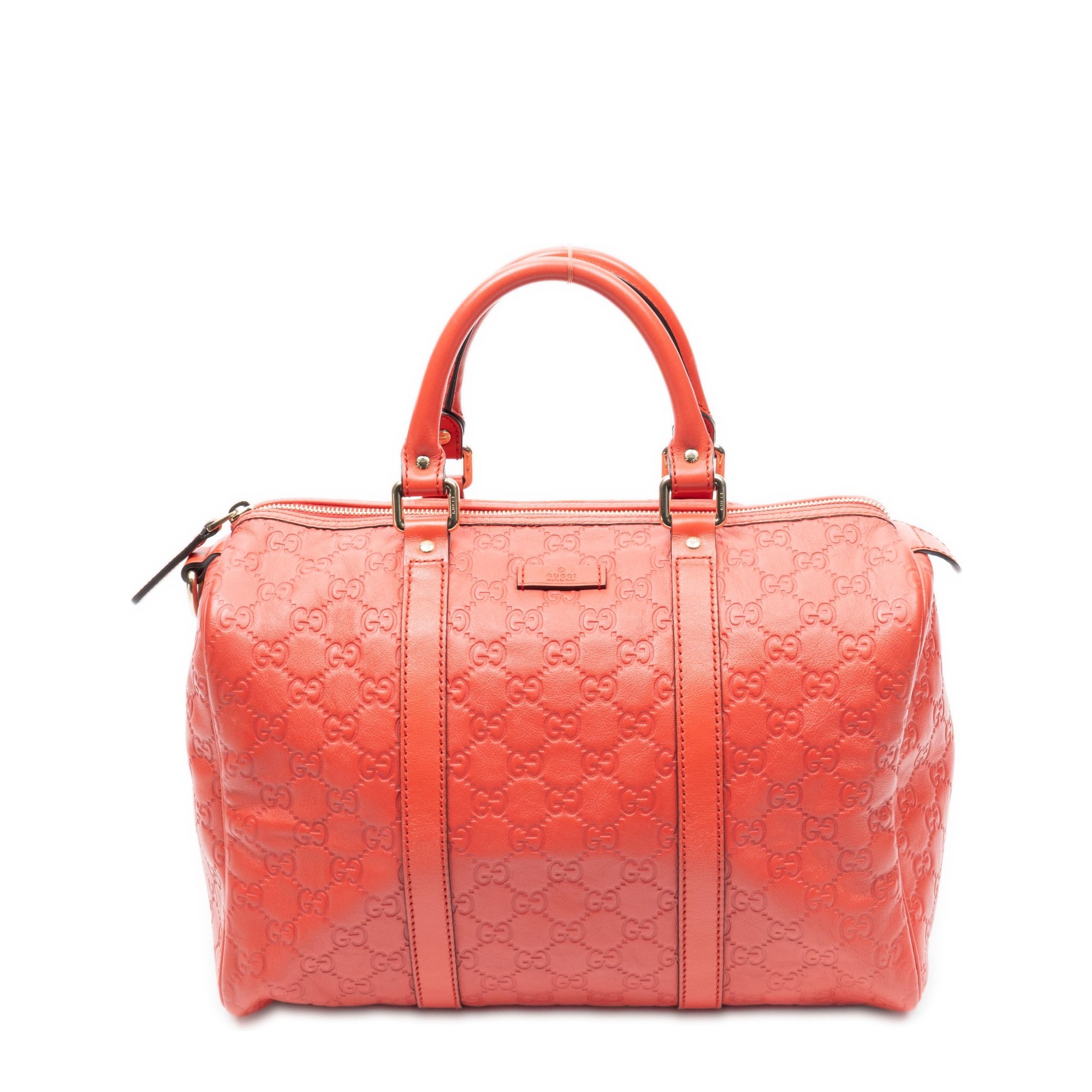 Boston leather handbag