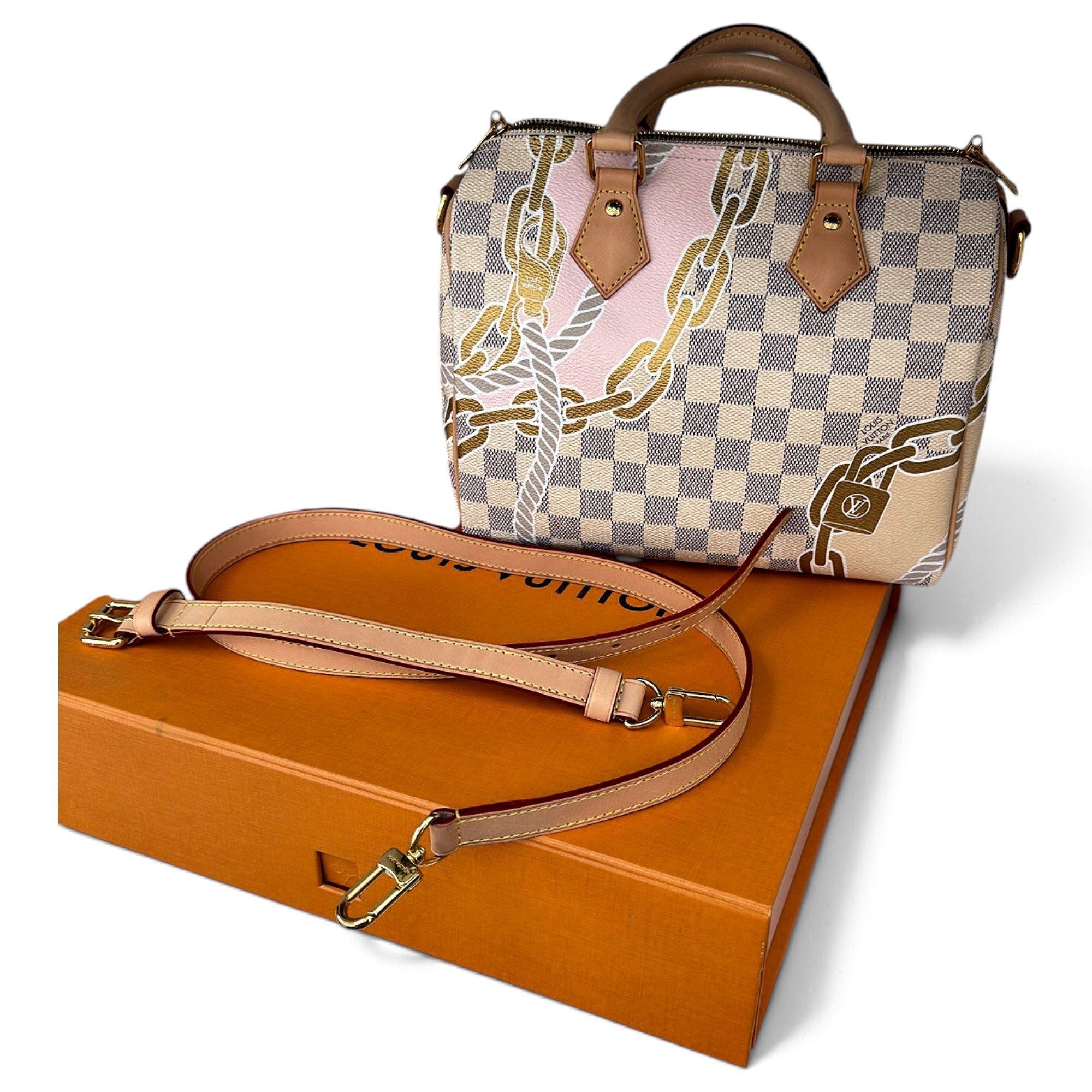 Speedy Bandoulière leather bag