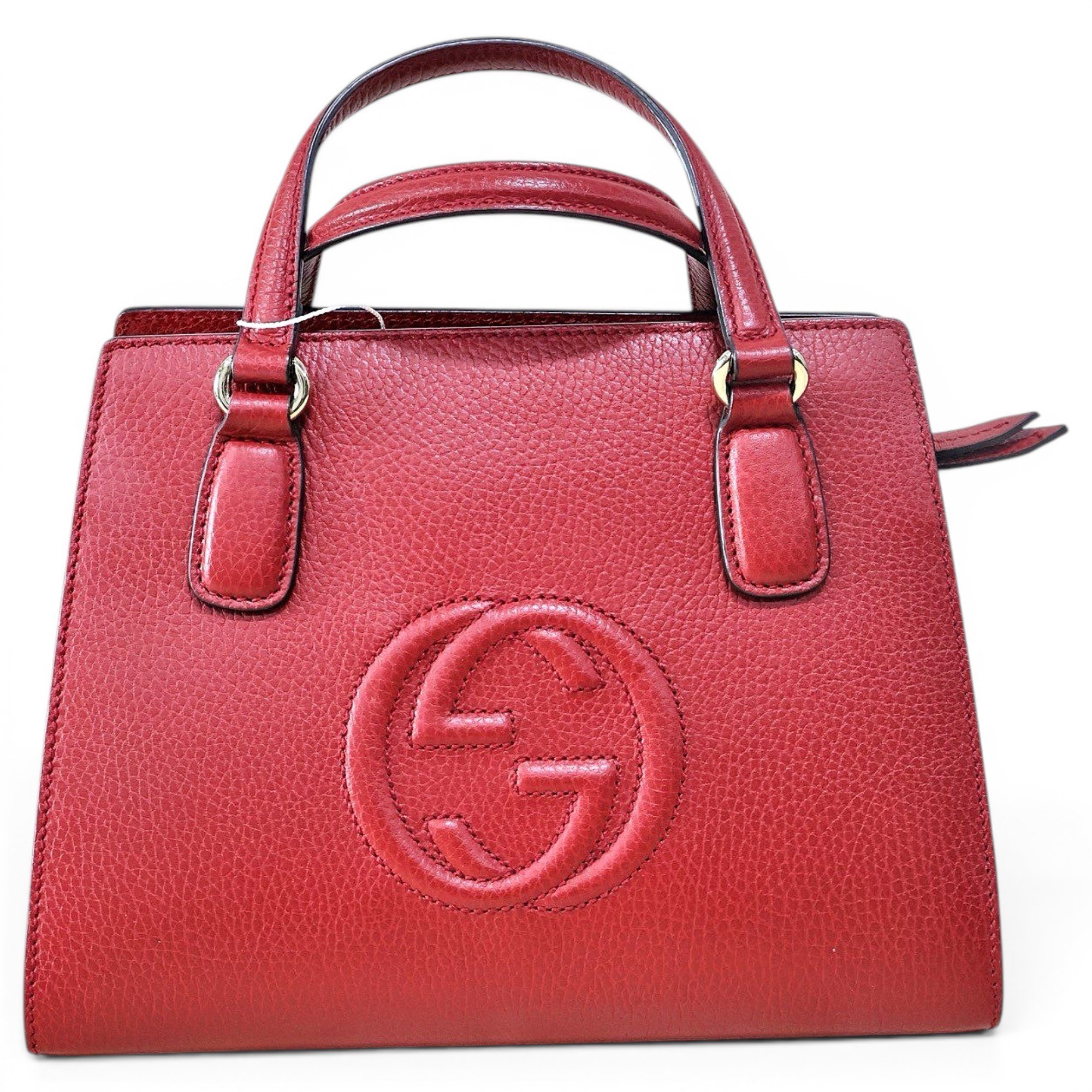 Soho Top Handle leather handbag