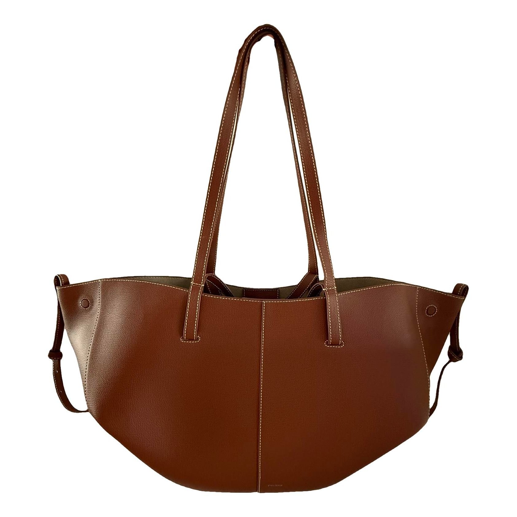 Leather tote
